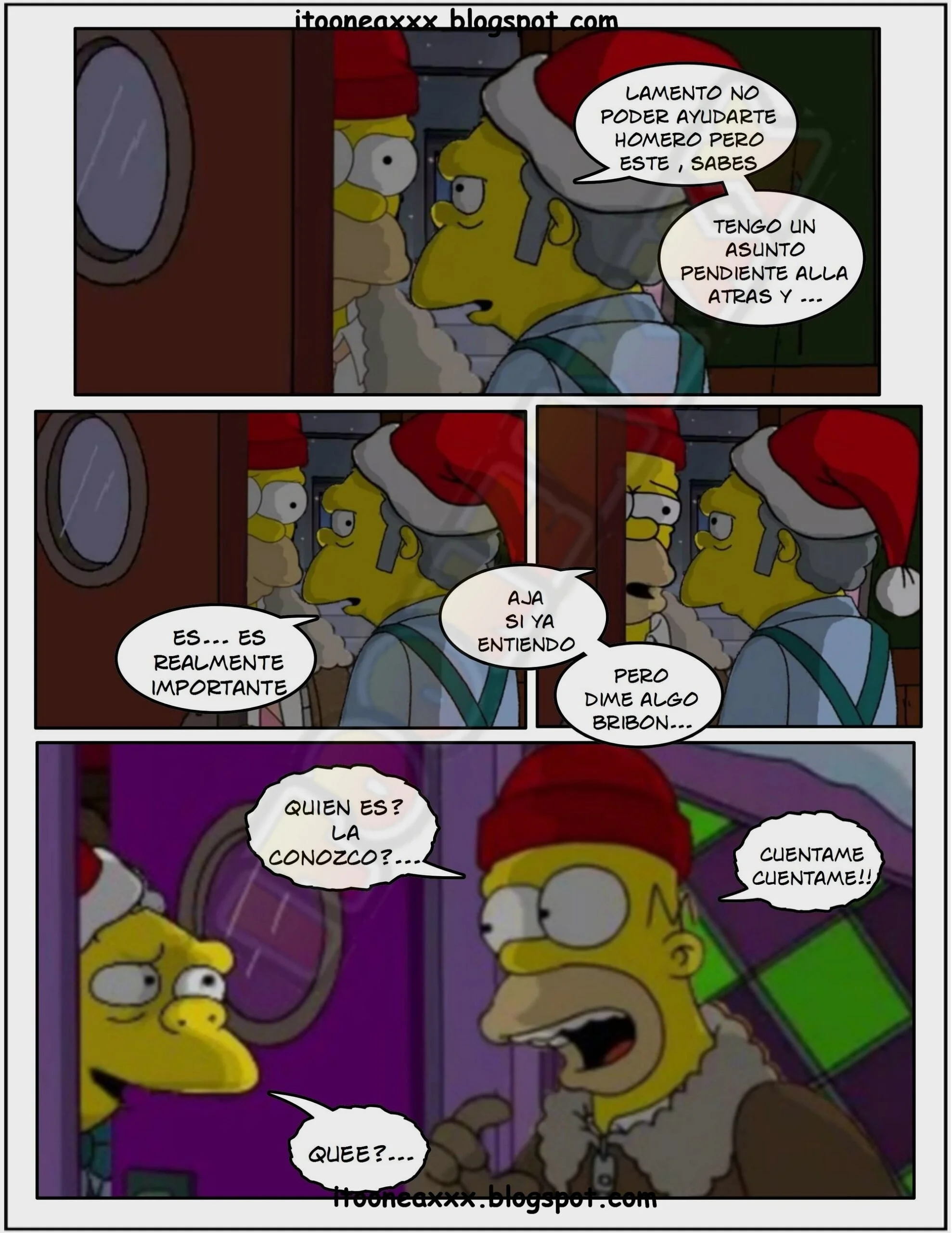 Portada del cómic Sexy Navidad 2 – Itooneaxxx, con temática navideña y contenido erótico. - Página 35