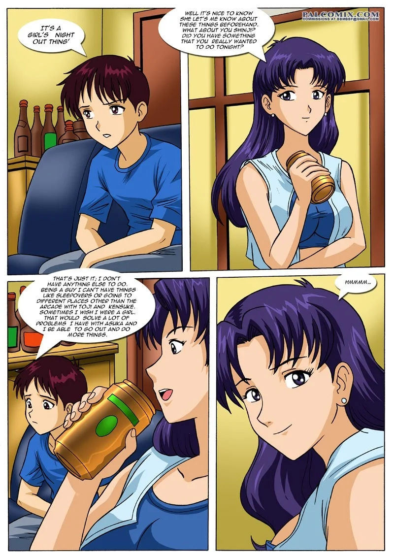 Portada del cómic Misato's New Girlfriend, sin información adicional disponible. - Página 14