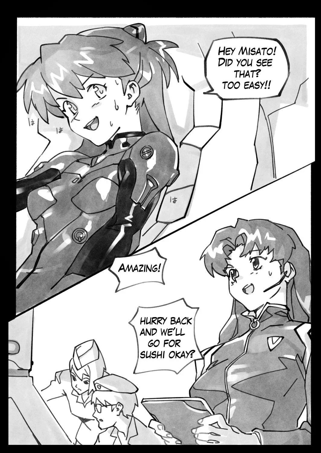 Portada del cómic Mission Critical - Evangelion, con ilustración principal y título destacado. - Página 30