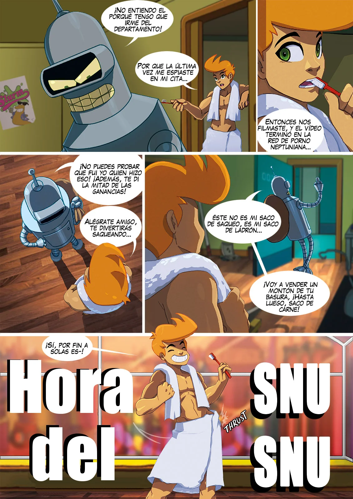 Portada del cómic Time for snusnu de Tovio Rogers, con ilustración principal y título destacado. - Página 9