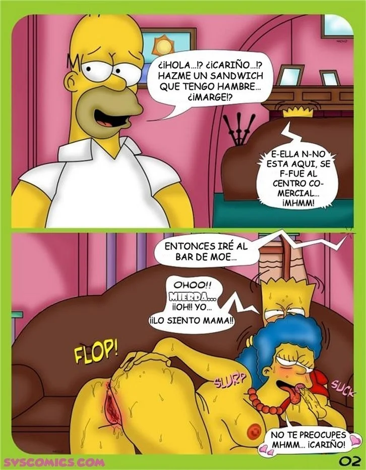 Portada del cómic Toon Babes – Los Simpsons, con ilustración de personajes animados. - Página 7