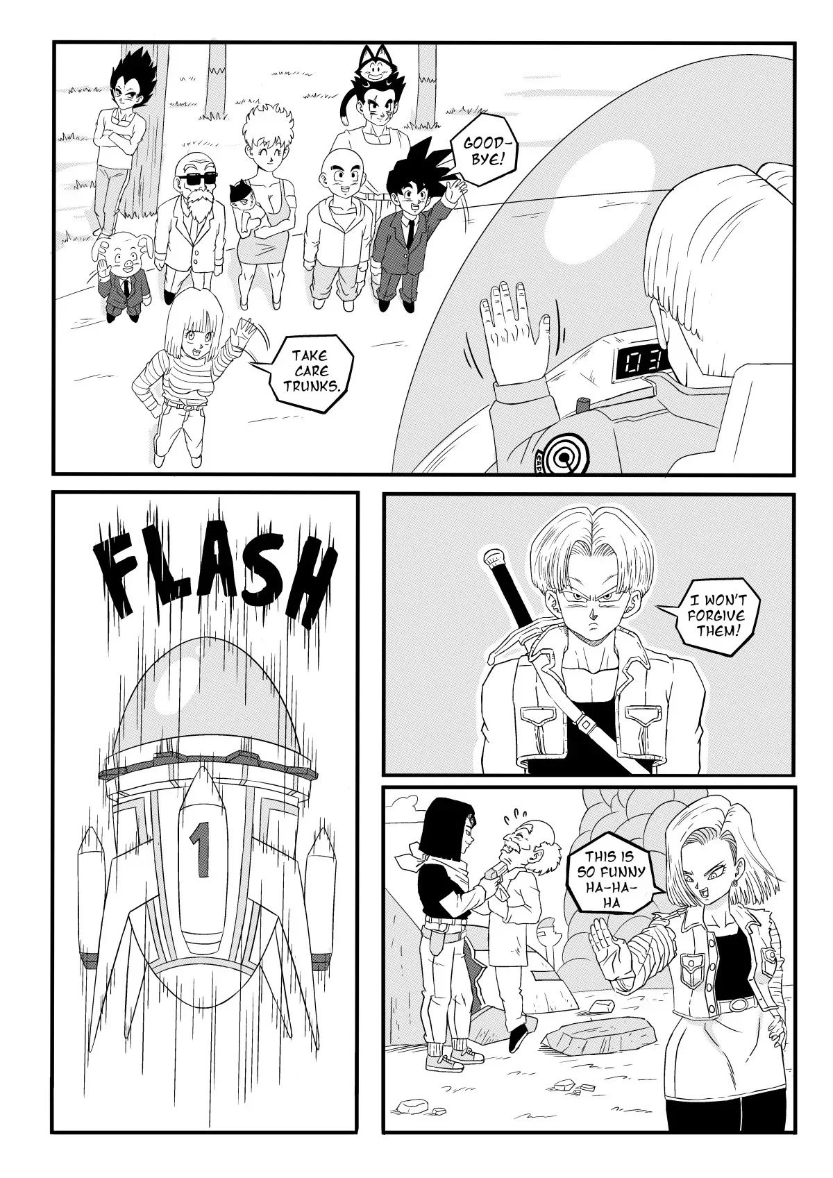 Portada del cómic Android 18 Stays in the Future - PinkPawg. - Página 13