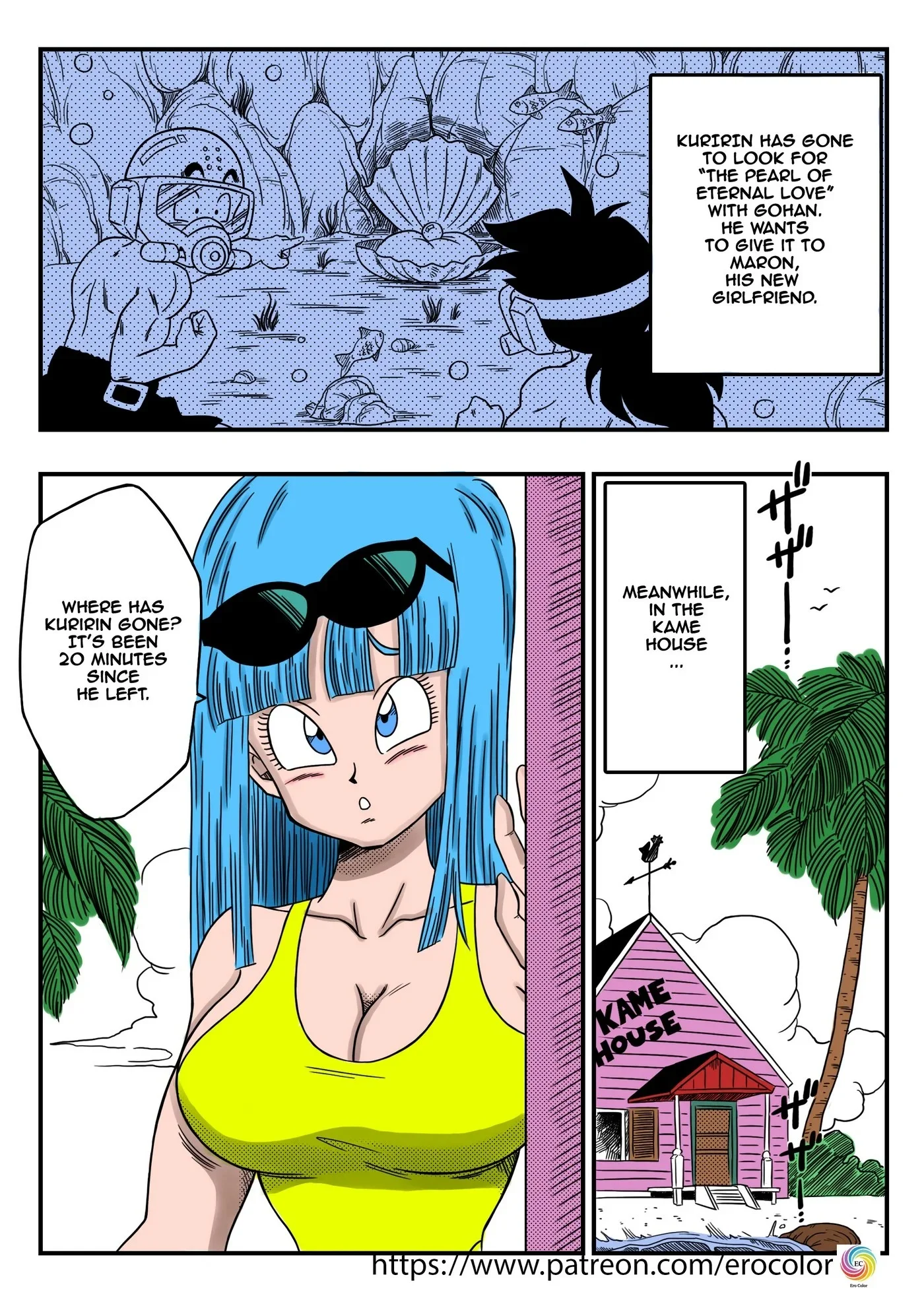 Portada del cómic BITCH GIRLFRIEND - Dragon Ball, con ilustración de estilo manga. - Página 17