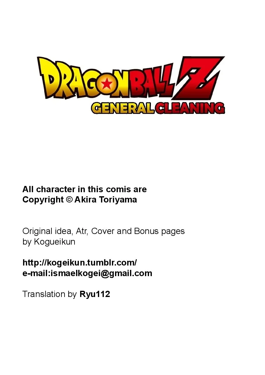 Portada del cómic General Cleaning, basado en el universo de Dragon Ball Z. - Página 39