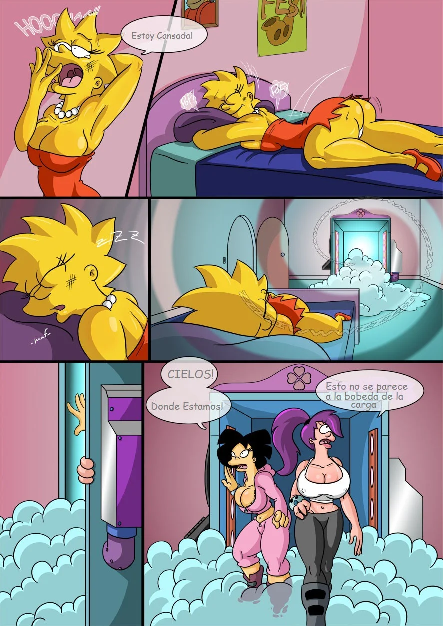 Portada del cómic Into the Multiverse – Los Simpsons, con ilustración a color. - Página 29