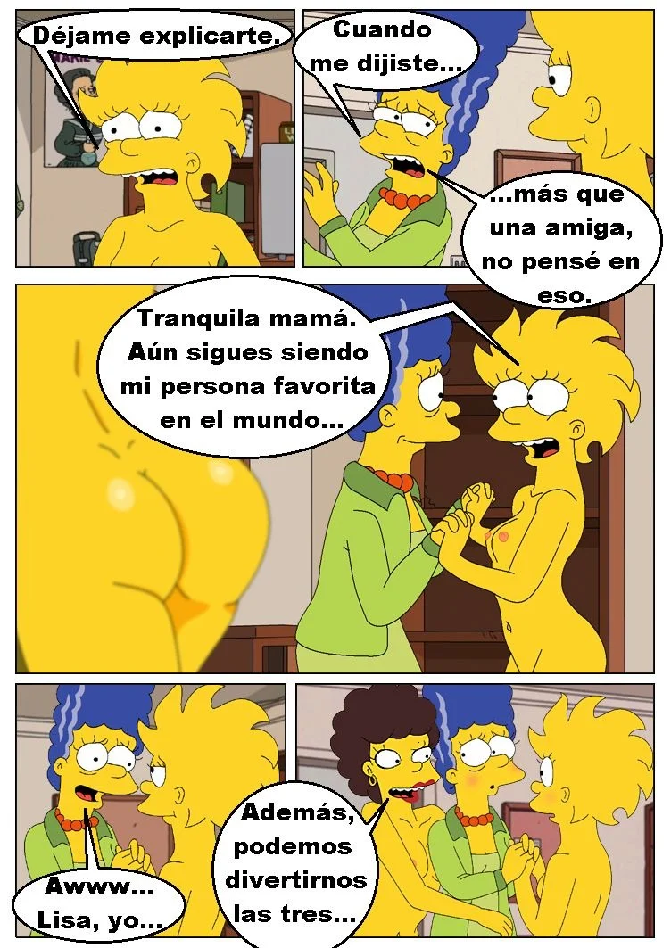 Portada del cómic XXX Lisa en la Universidad, con la protagonista en un entorno académico. - Página 16