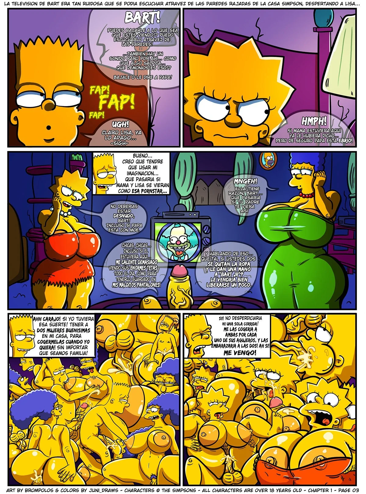 Portada del cómic Los Sexenteins – Brompolos, sin personajes ni etiquetas definidas. - Página 45