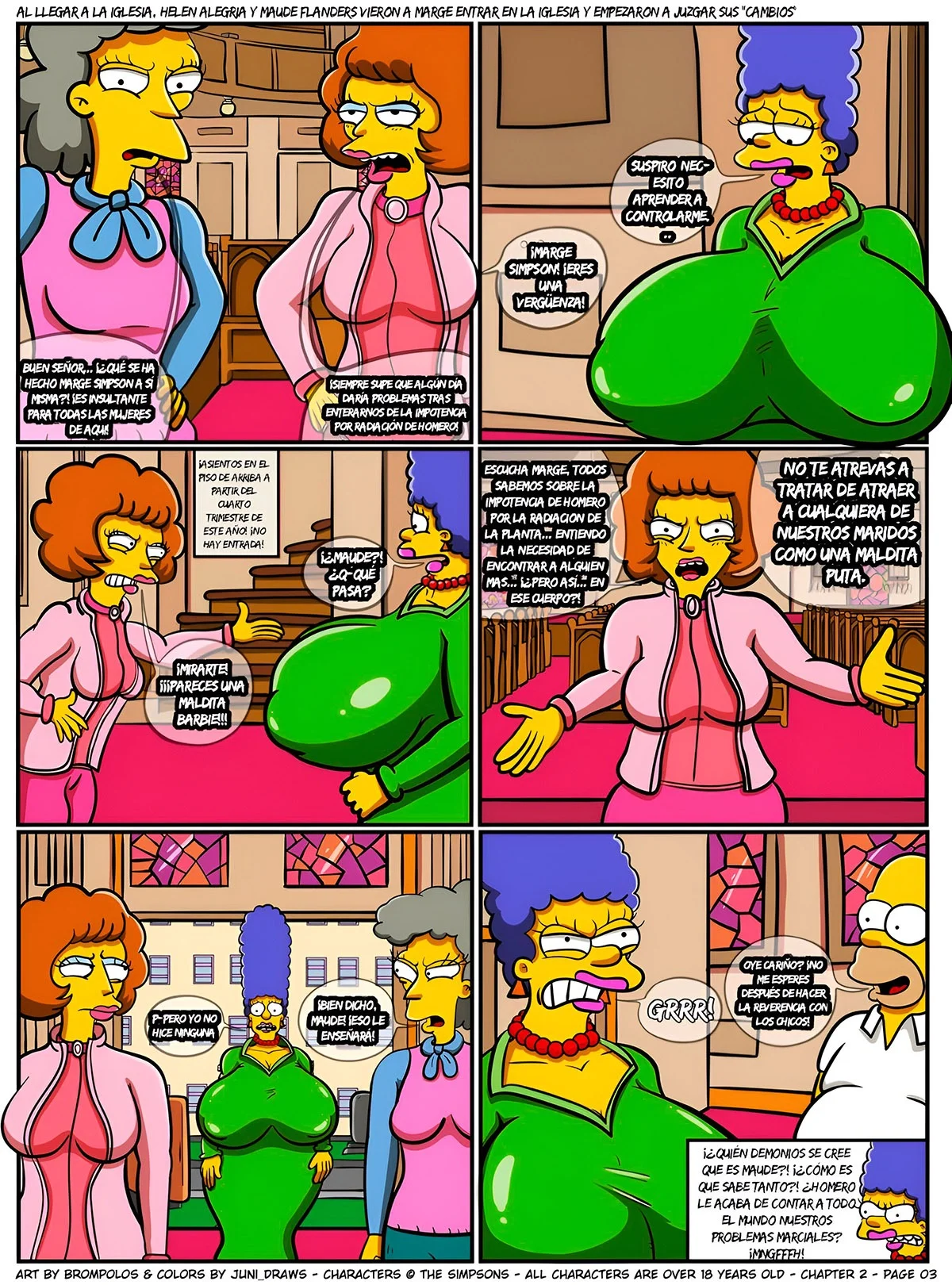 Portada del cómic Los Sexenteins 2 – Brompolos, con ilustración central y título destacado. - Página 6