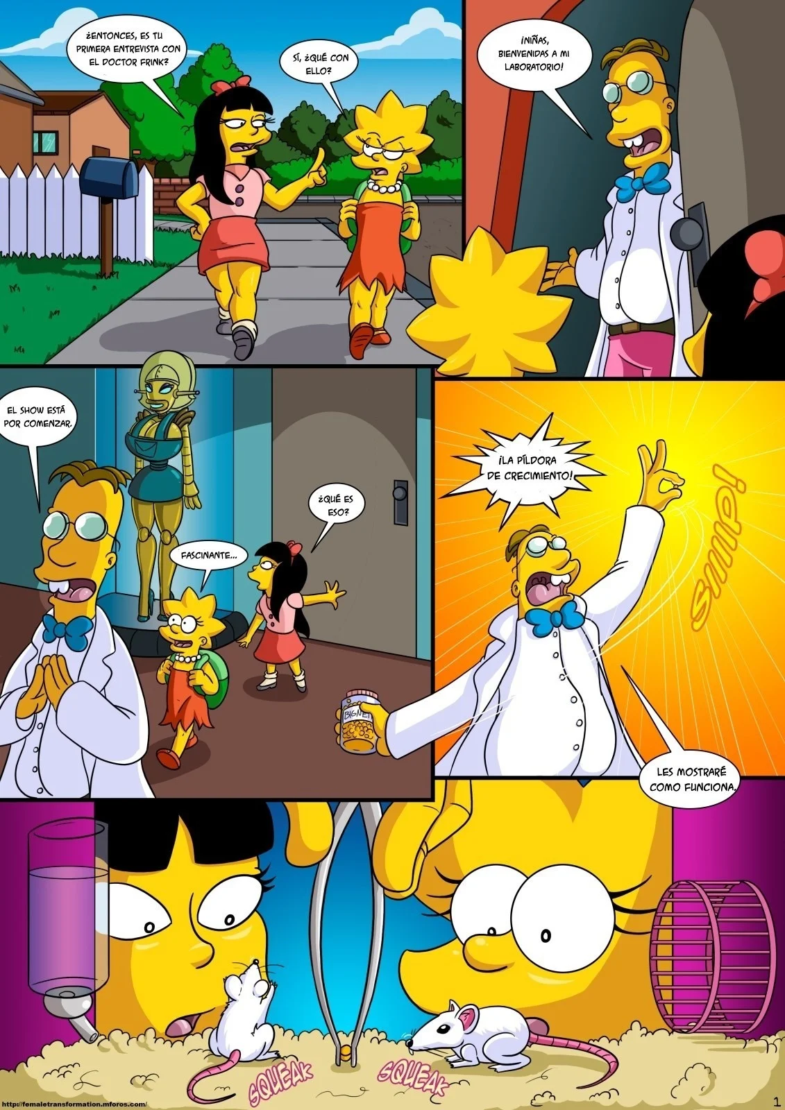 Portada del cómic Treehouse of Horror 3 – Kogeikun, con ilustración principal y título destacado. - Página 28
