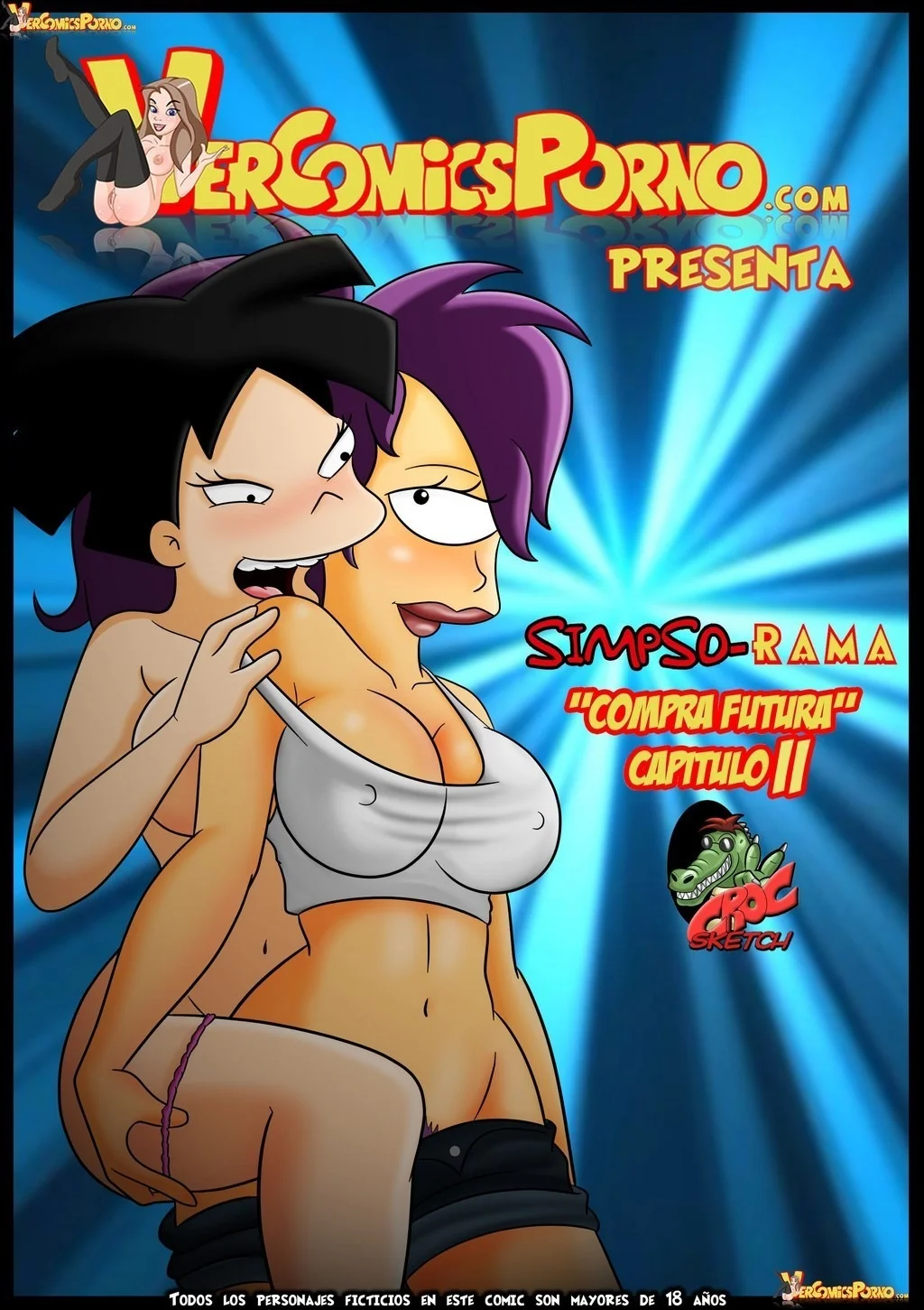 Portada del cómic SimpsoRama 2 – Compra Futura, con ilustración a color y título destacado.