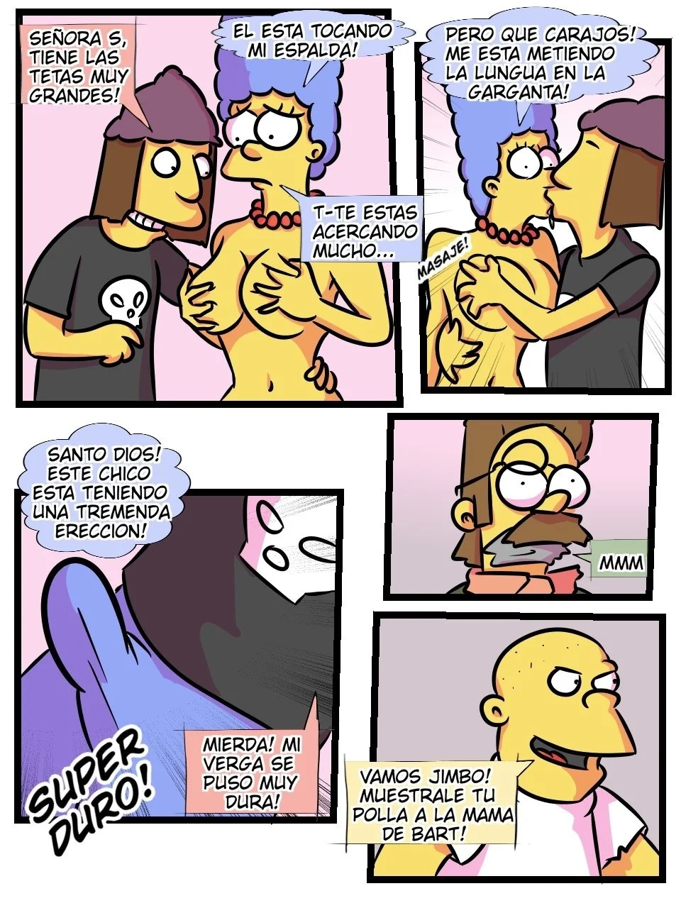 Portada del cómic Carne de Marge 2, ilustración de LevFreakArtist. - Página 15