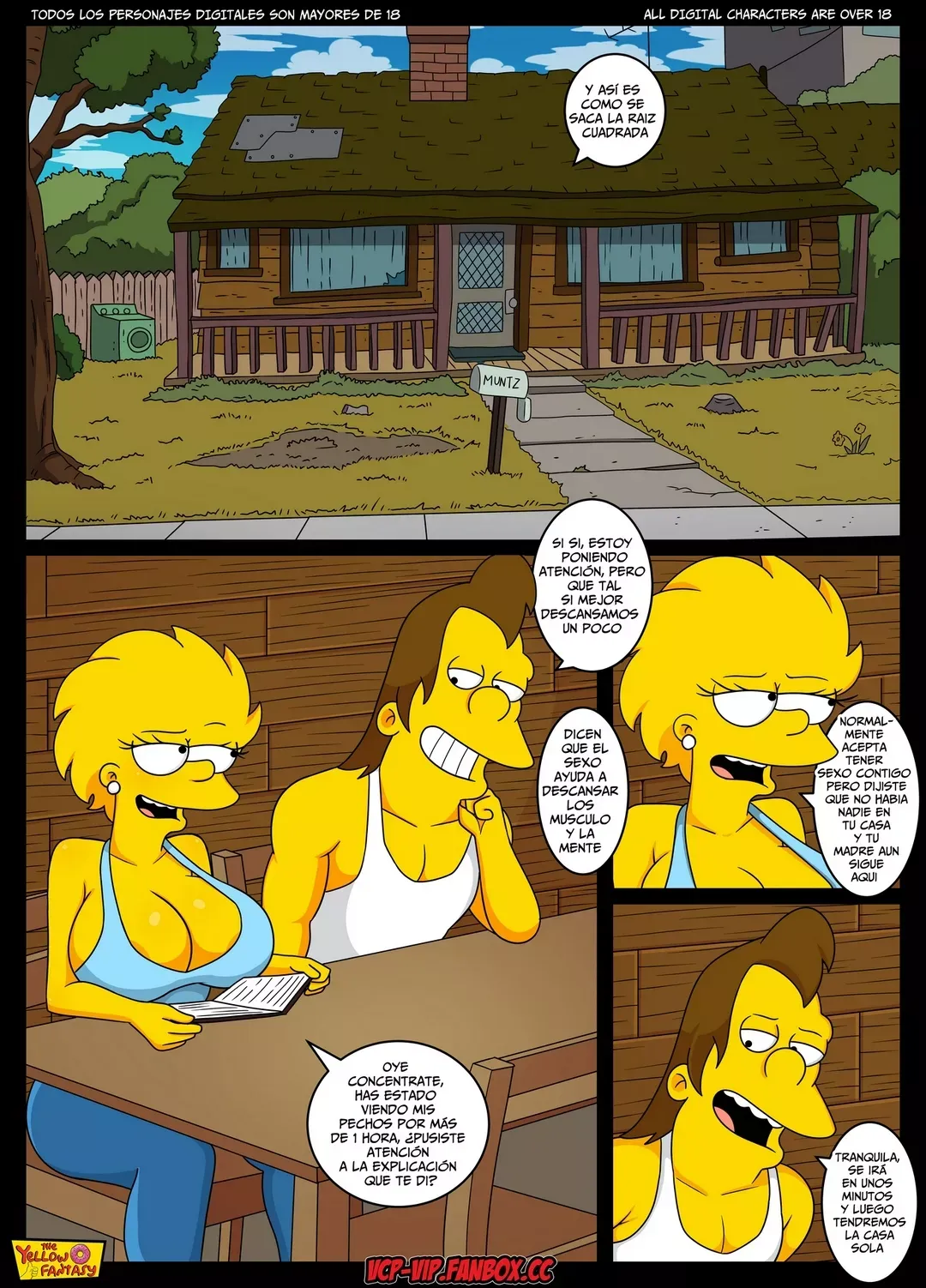 Portada del cómic La Tutora de Nelson, con ilustración principal y título destacado. - Página 12