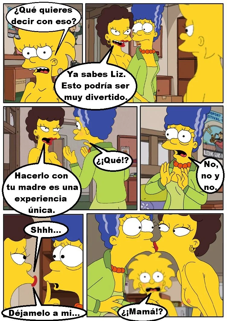 Portada del cómic XXX Lisa en la Universidad, con la protagonista en un entorno académico. - Página 15