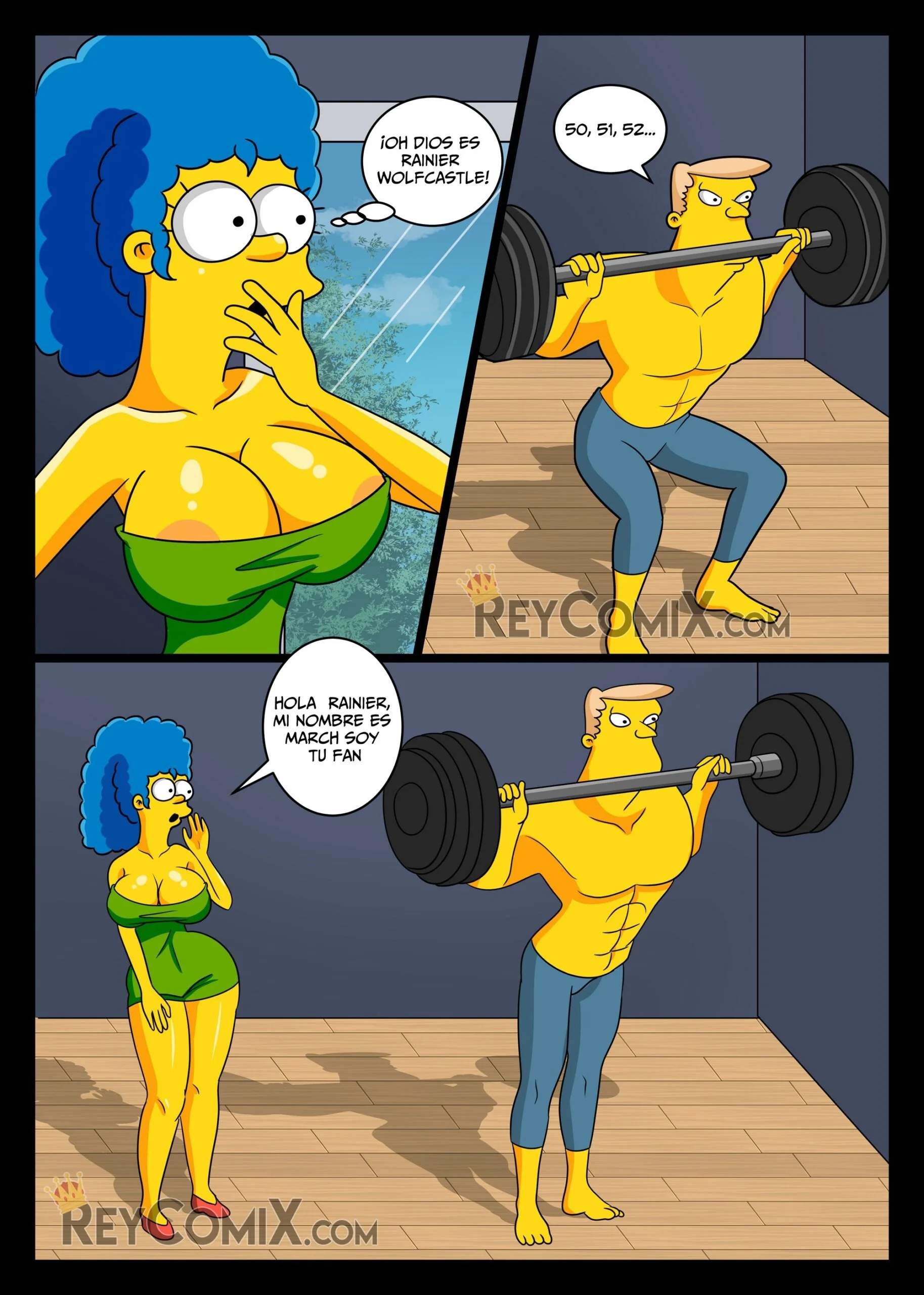 Portada del cómic Los Simpson GYM, sin información adicional disponible. - Página 10