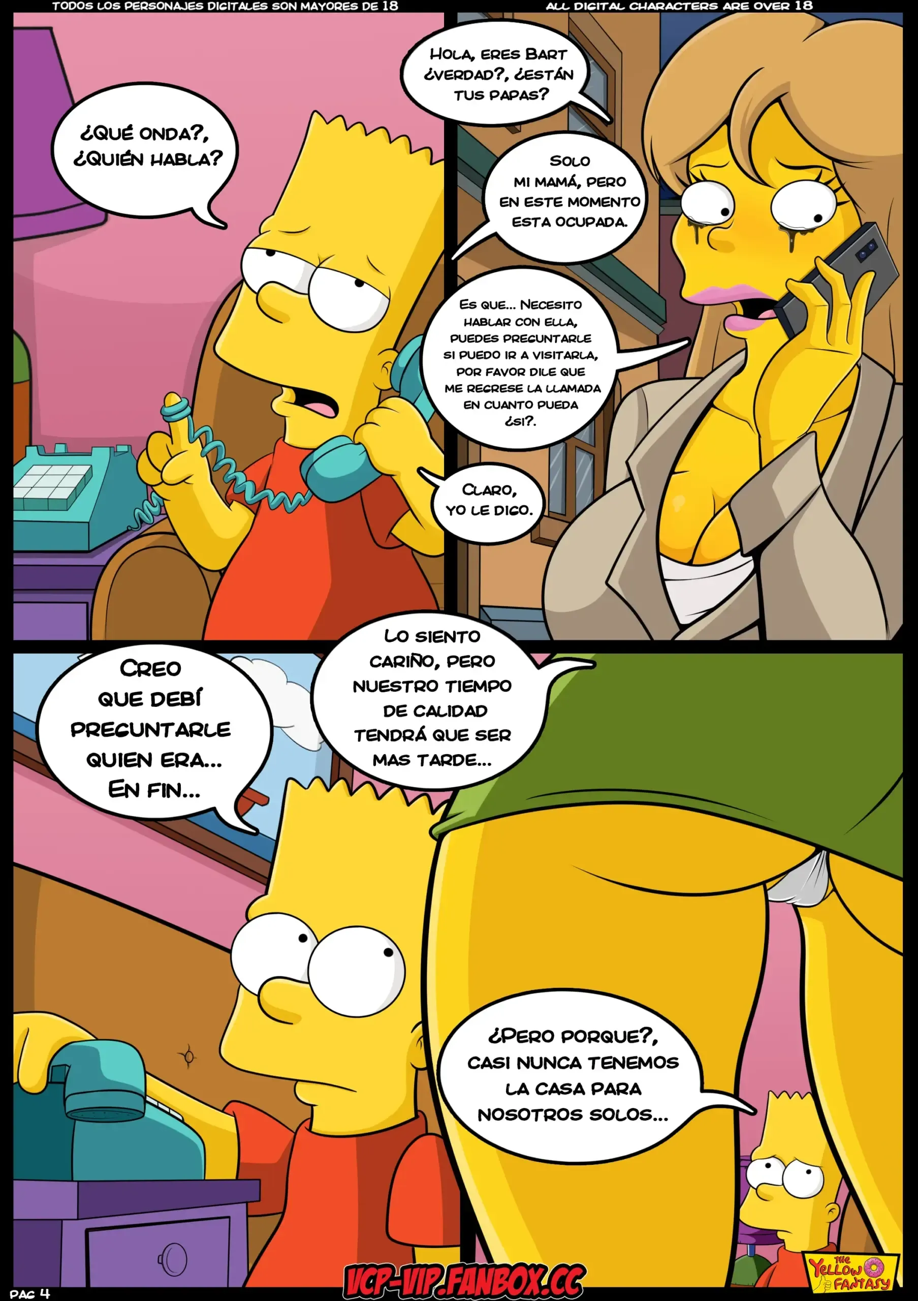 Portada del cómic Niñera sin Niñera de TheYellowFantasy, con ilustración principal de la obra. - Página 10