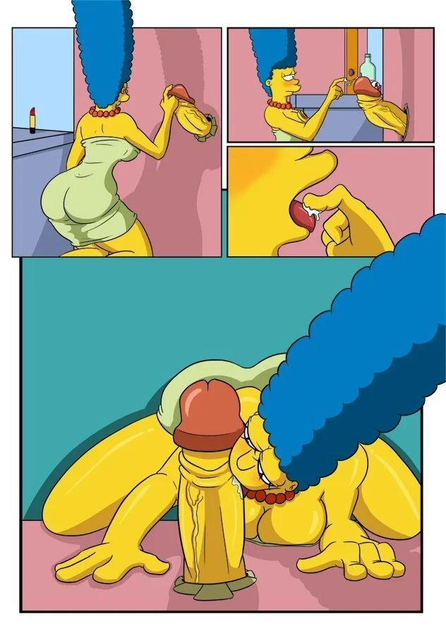 Portada del cómic San Valentin – Simpsons Porno, con temática de San Valentín y estilo adulto. - Página 15