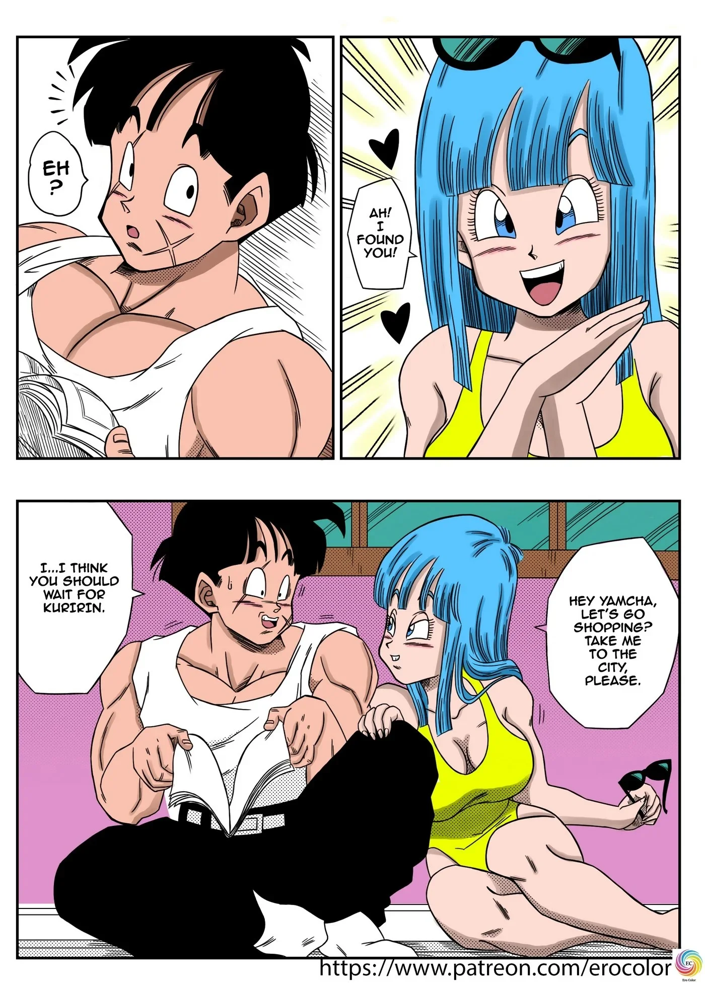 Portada del cómic BITCH GIRLFRIEND - Dragon Ball, con ilustración de estilo manga. - Página 15
