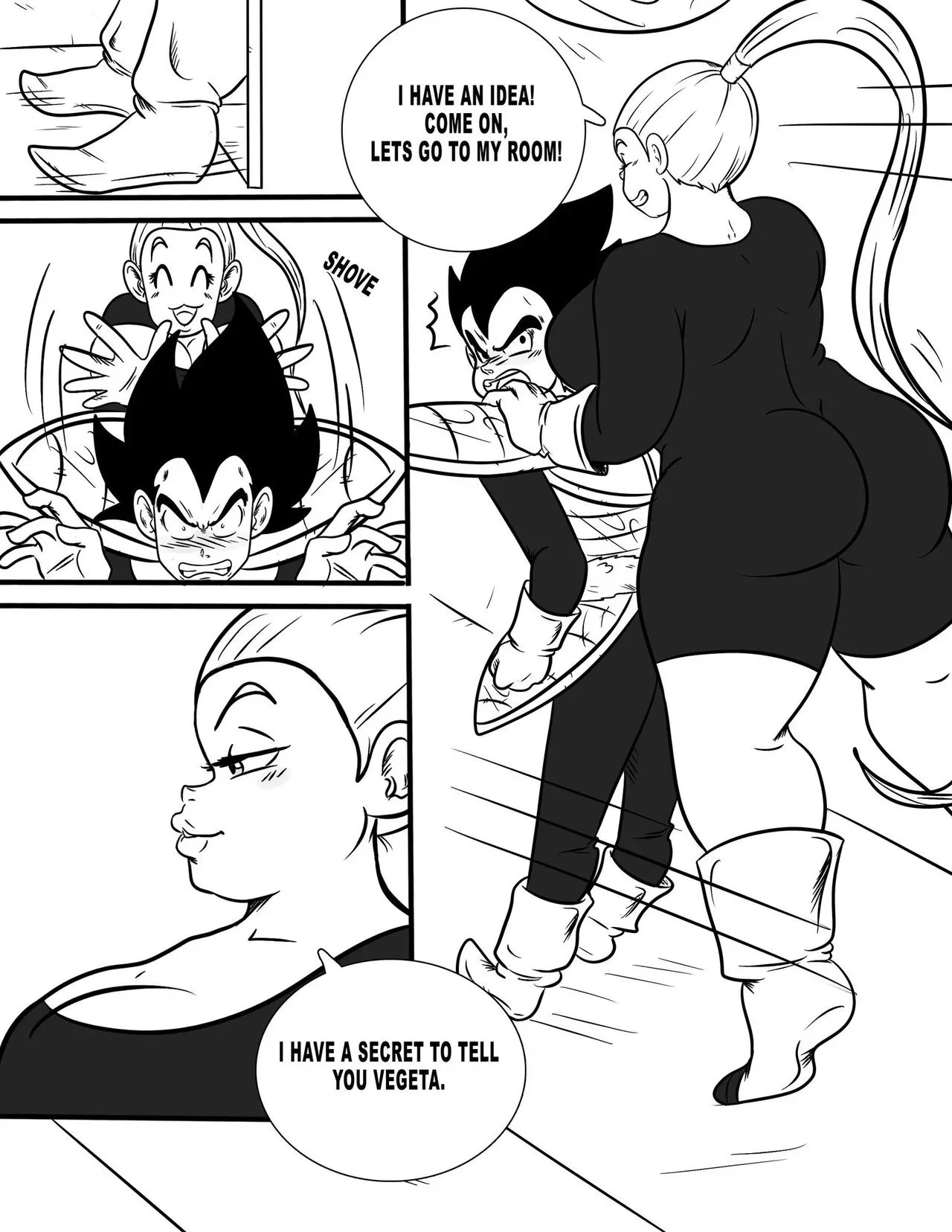Portada del cómic Enjoying Bonyu Boobies, con ilustración de temática adulta. - Página 23