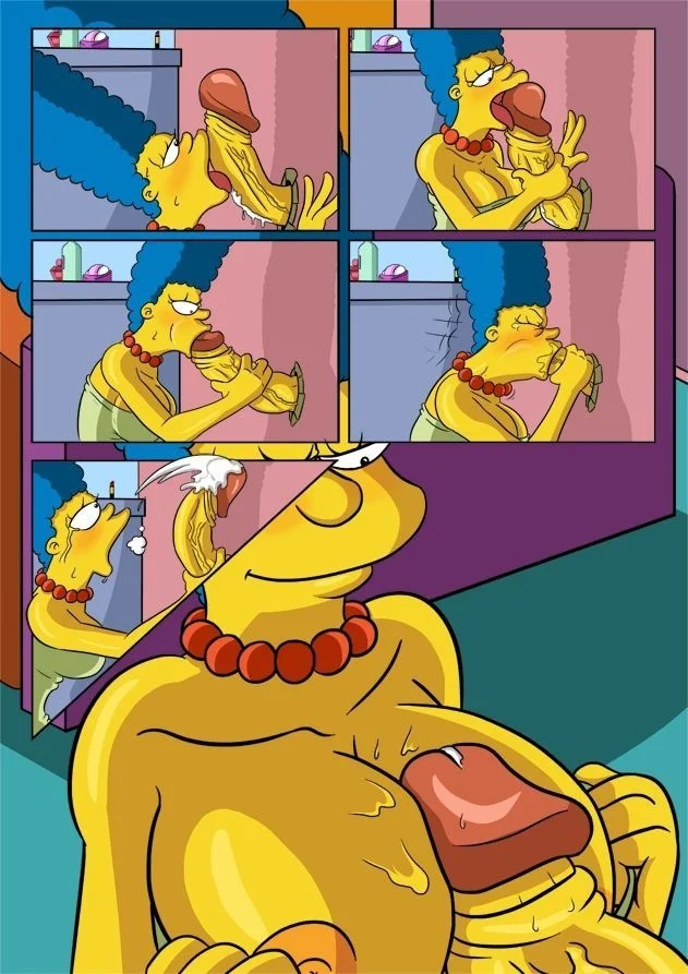 Portada del cómic San Valentin – Simpsons Porno, con temática de San Valentín y estilo adulto. - Página 14