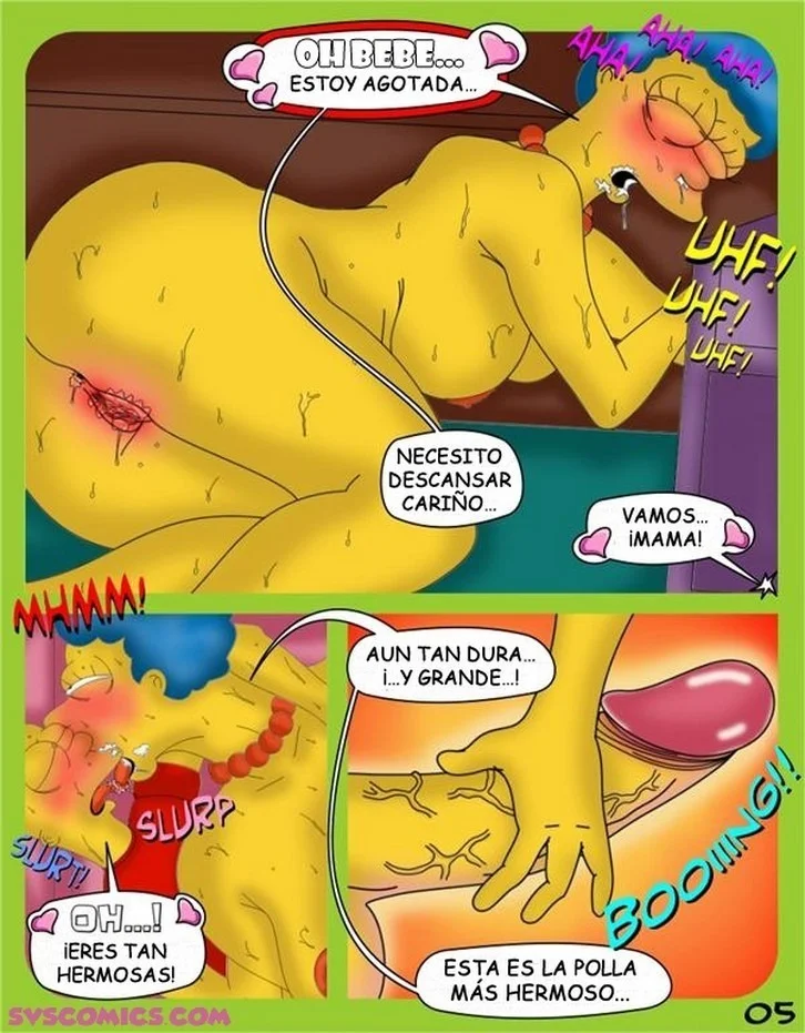 Portada del cómic Toon Babes – Los Simpsons, con ilustración de personajes animados. - Página 4
