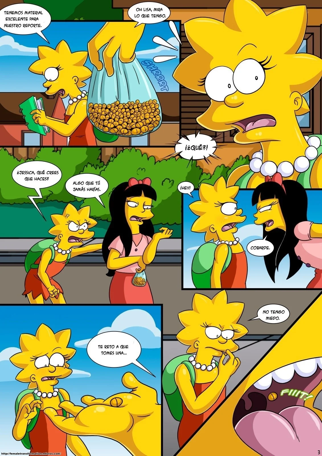 Portada del cómic Treehouse of Horror 3 – Kogeikun, con ilustración principal y título destacado. - Página 26