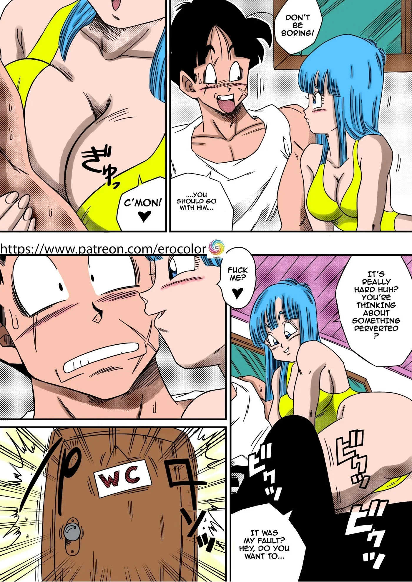 Portada del cómic BITCH GIRLFRIEND - Dragon Ball, con ilustración de estilo manga. - Página 14