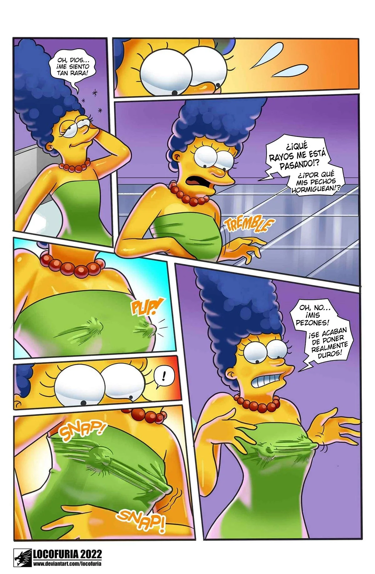 Portada del cómic Big Breasts – Locofuria, con ilustración de temática adulta. - Página 23