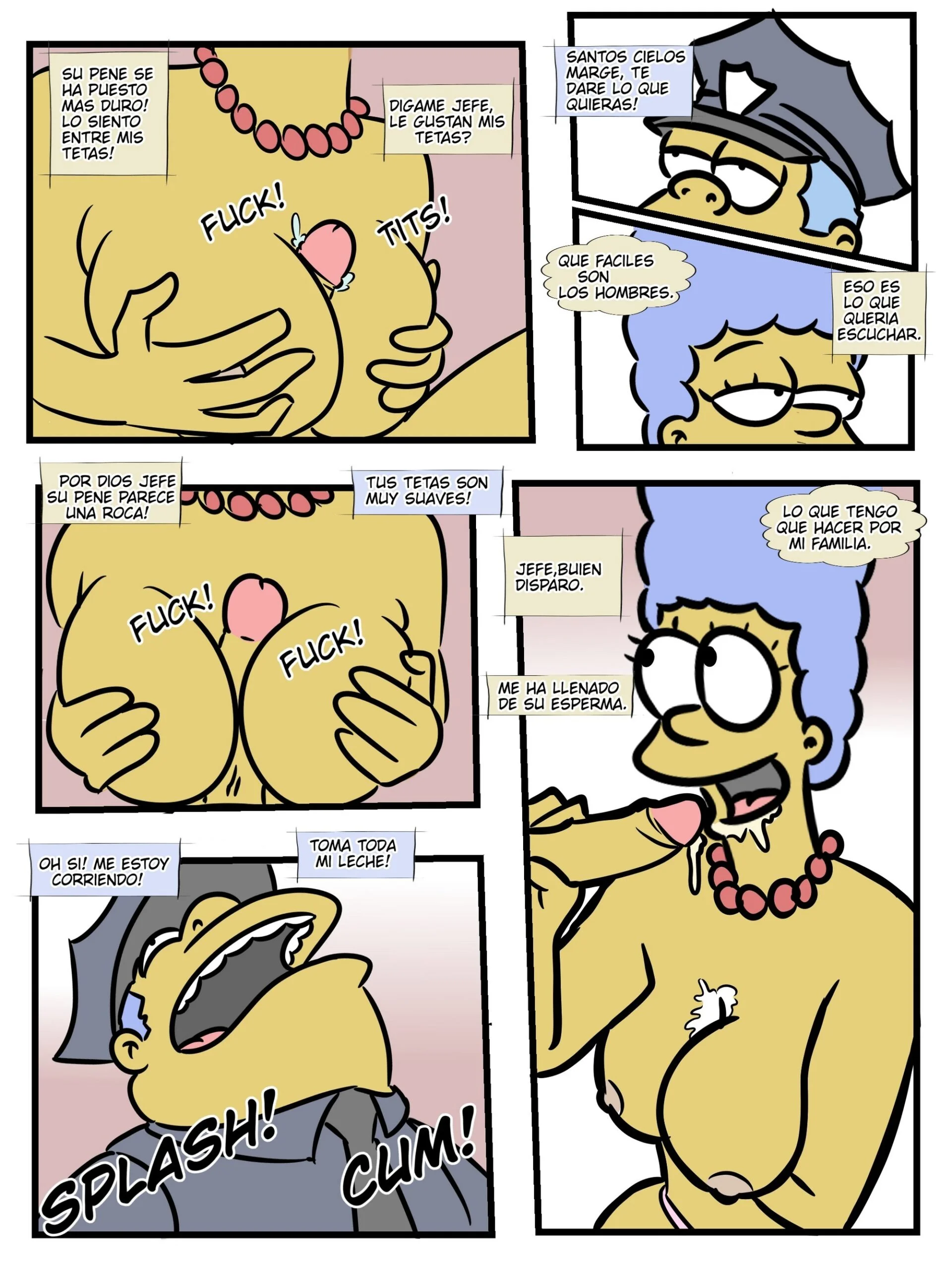 Portada del cómic Carne de Marge de LevFreakArtist, con ilustración principal del personaje. - Página 2