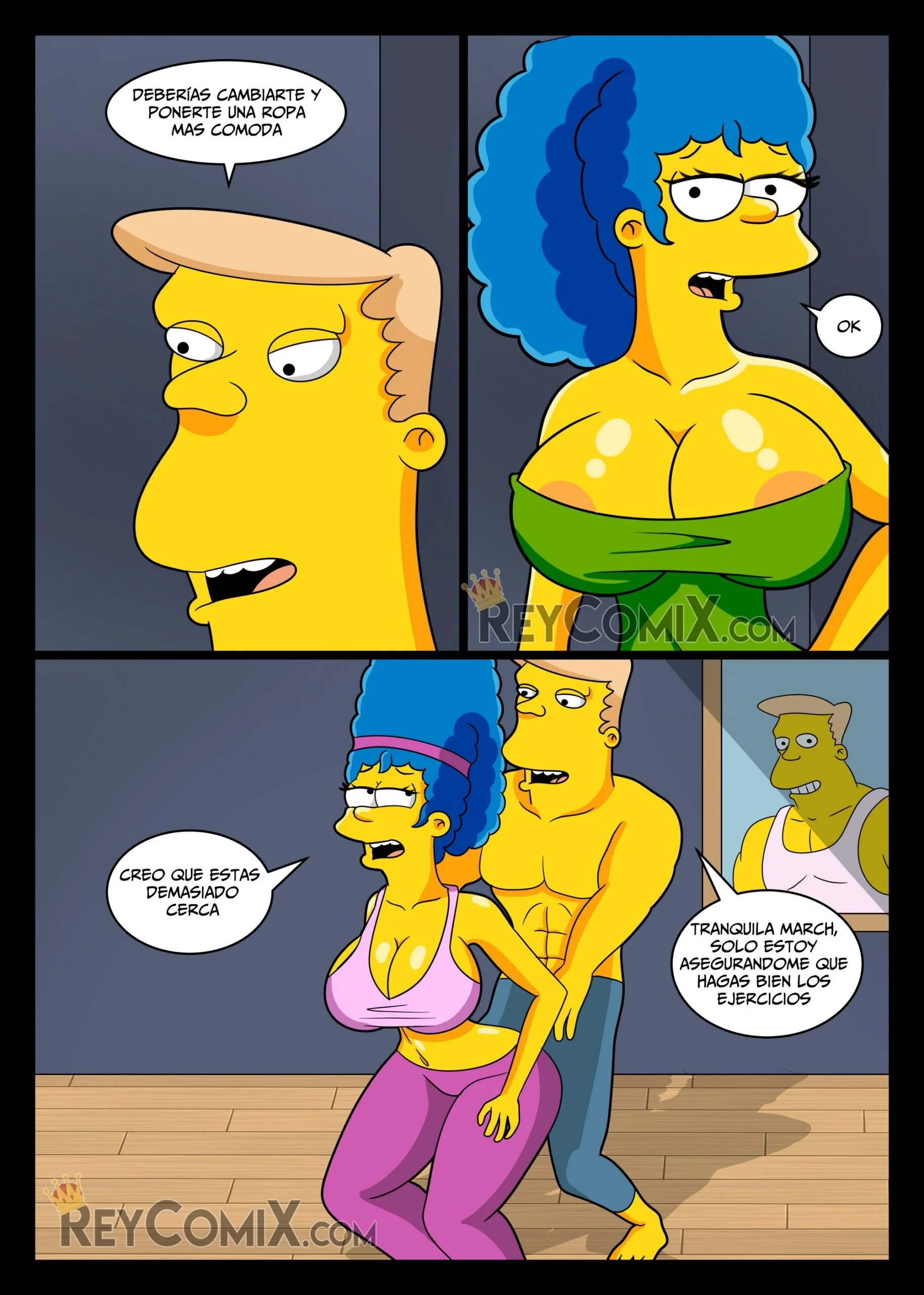 Portada del cómic Los Simpson GYM, sin información adicional disponible. - Página 8