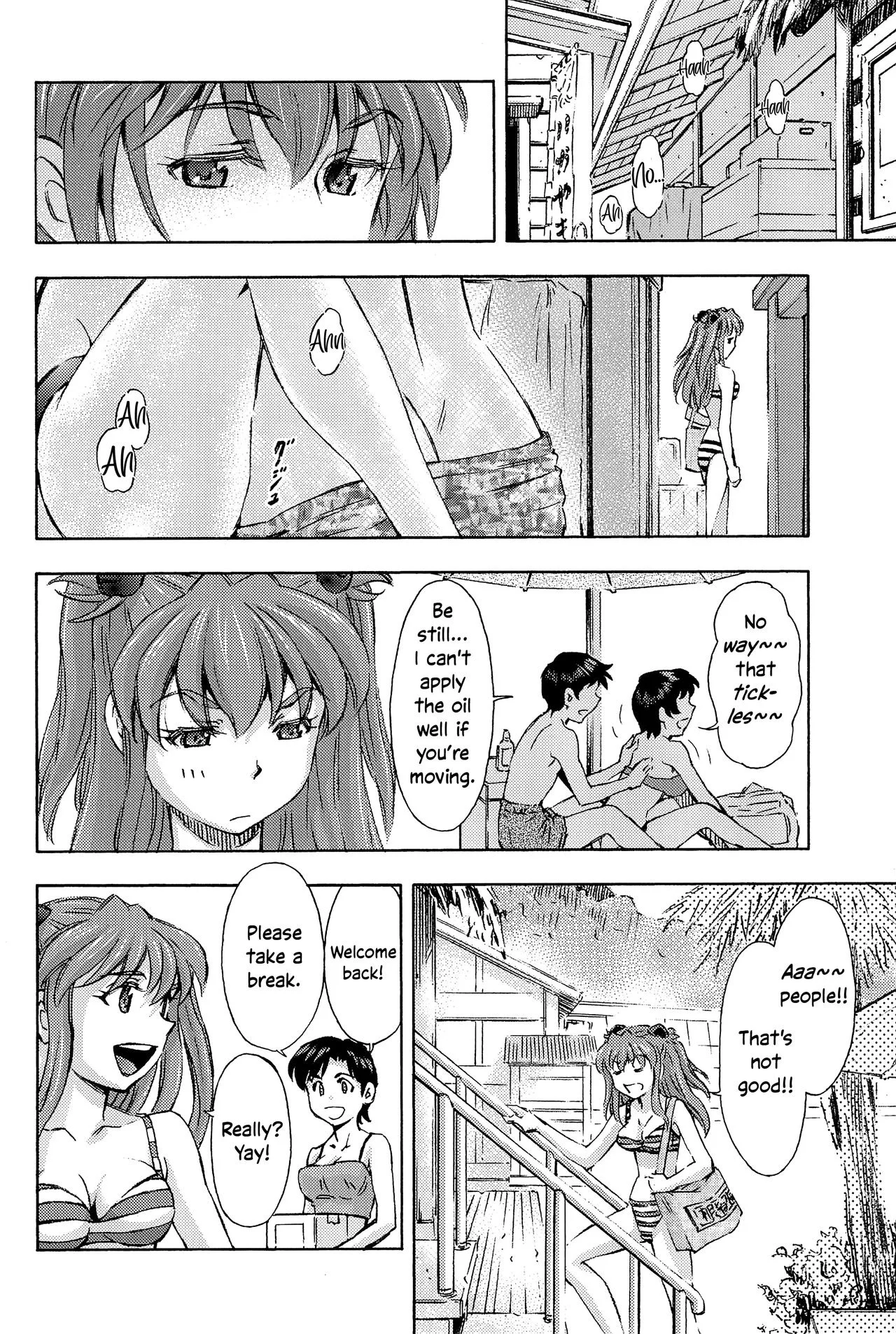 Portada del cómic 3-nin Musume to Umi no Ie, basado en Neon Genesis Evangelion. - Página 60