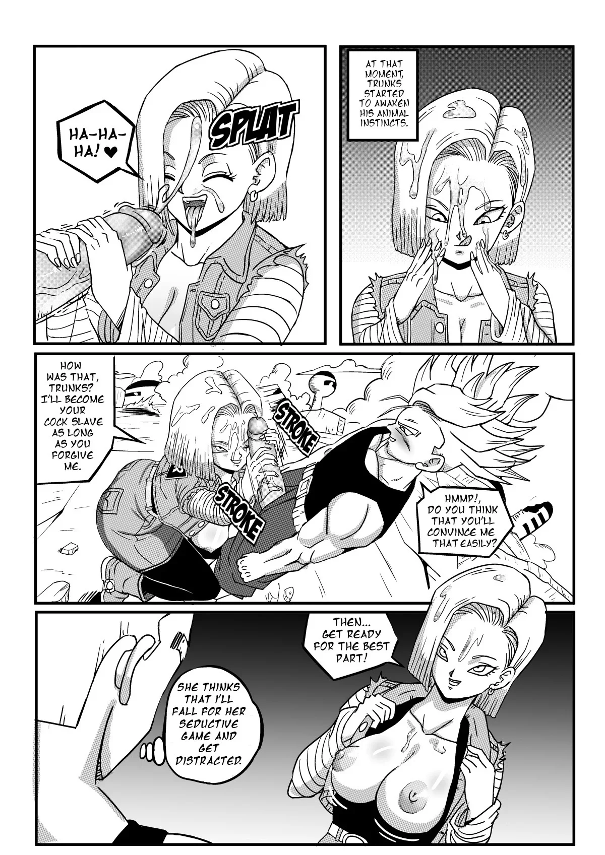Portada del cómic Android 18 Stays in the Future - PinkPawg. - Página 9