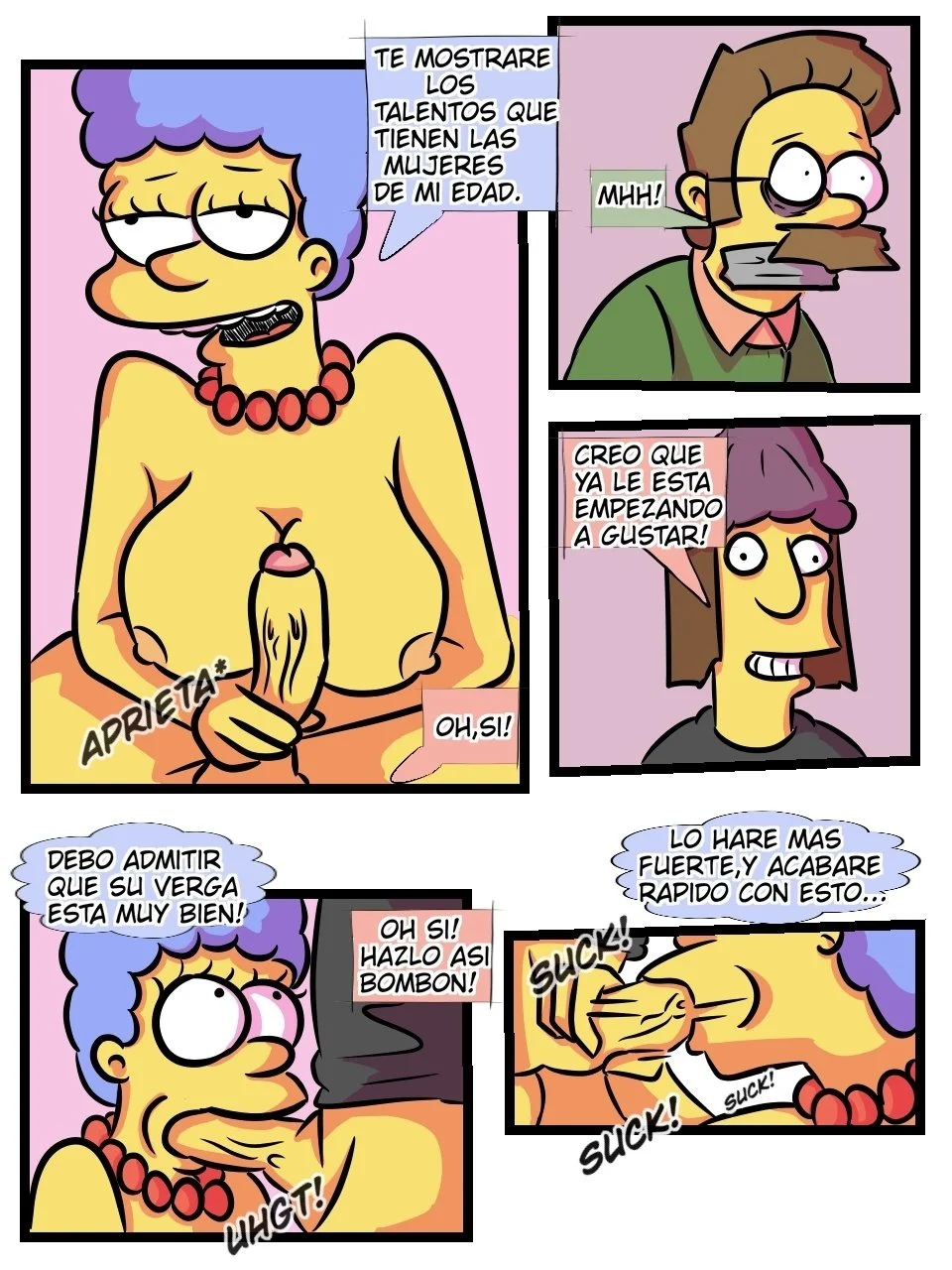 Portada del cómic Carne de Marge 2, ilustración de LevFreakArtist. - Página 12