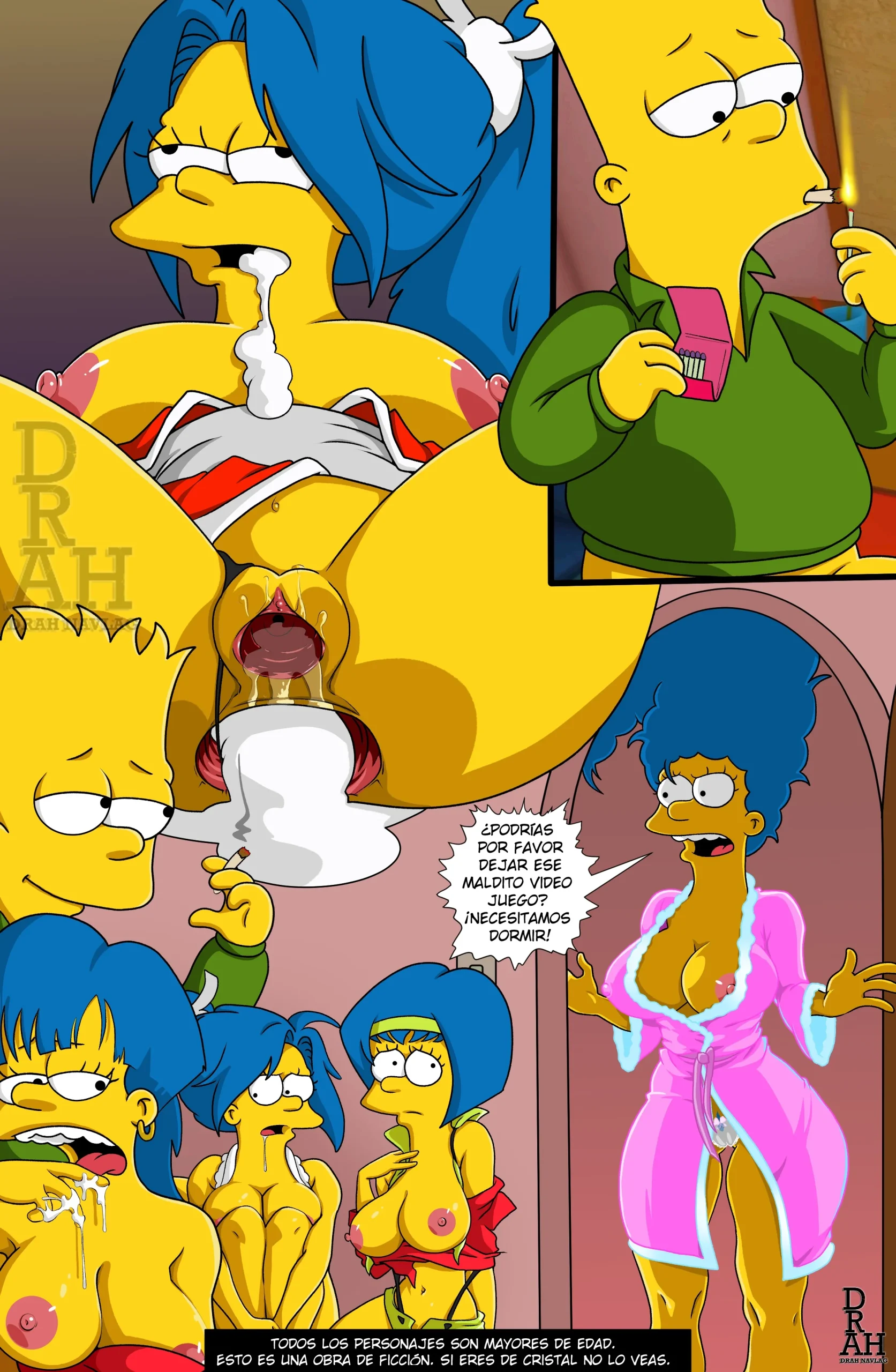 Portada del cómic The Simpsons Tapped Out – Drah Navlag. - Página 3