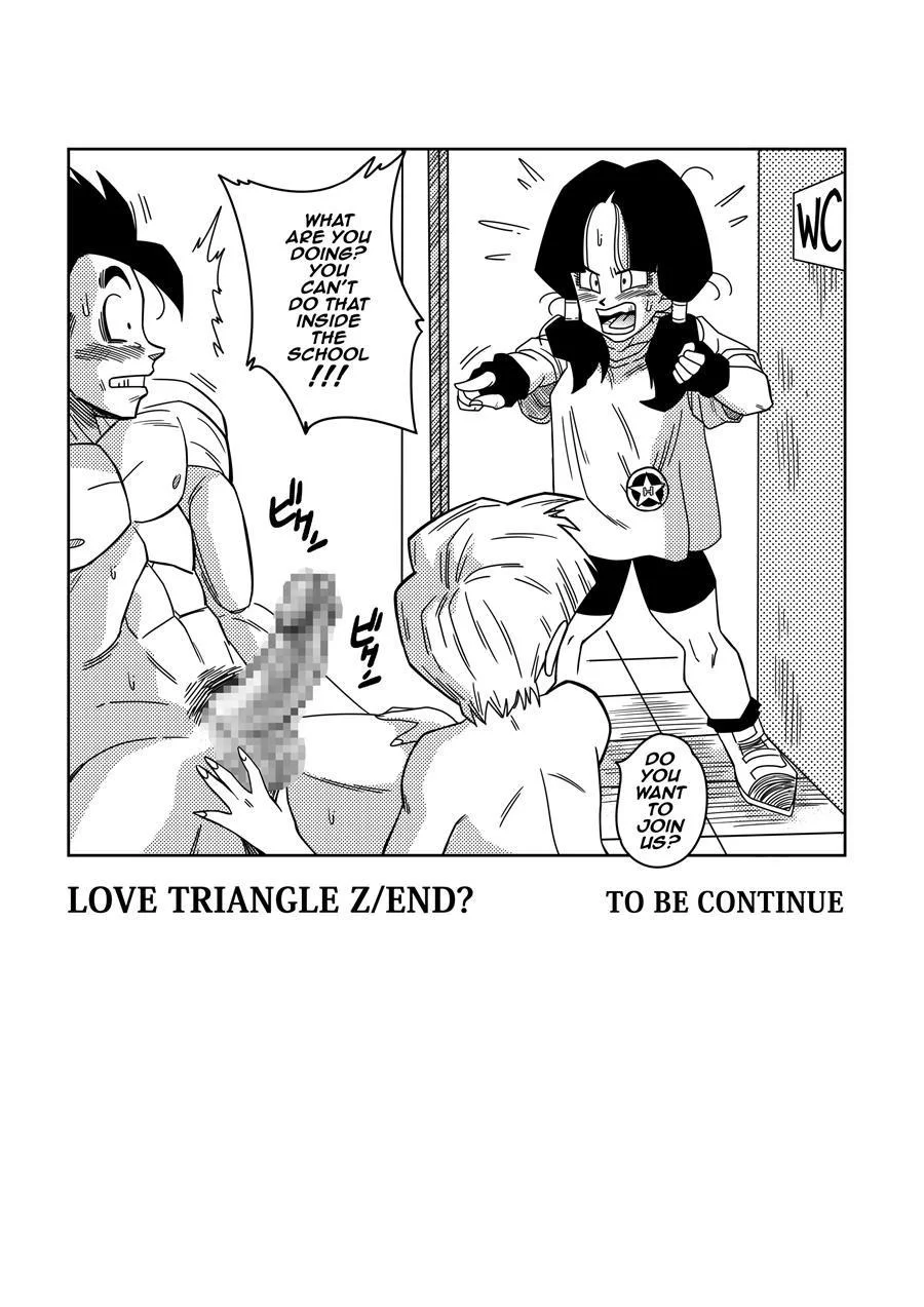 Portada del cómic Love Triangle Z Chapter 1, mostrando su título y arte principal. - Página 3