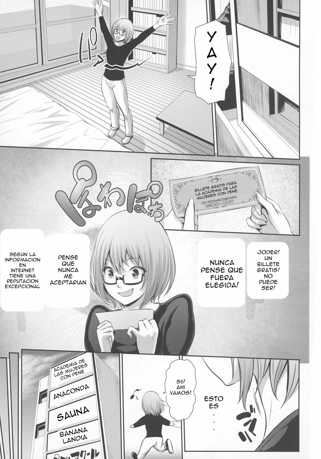 Portada del cómic Fuuzoku Chinpo Jogakuen | Sexy Penis Women Academy, con ilustración erótica de temática escolar. - Página 17