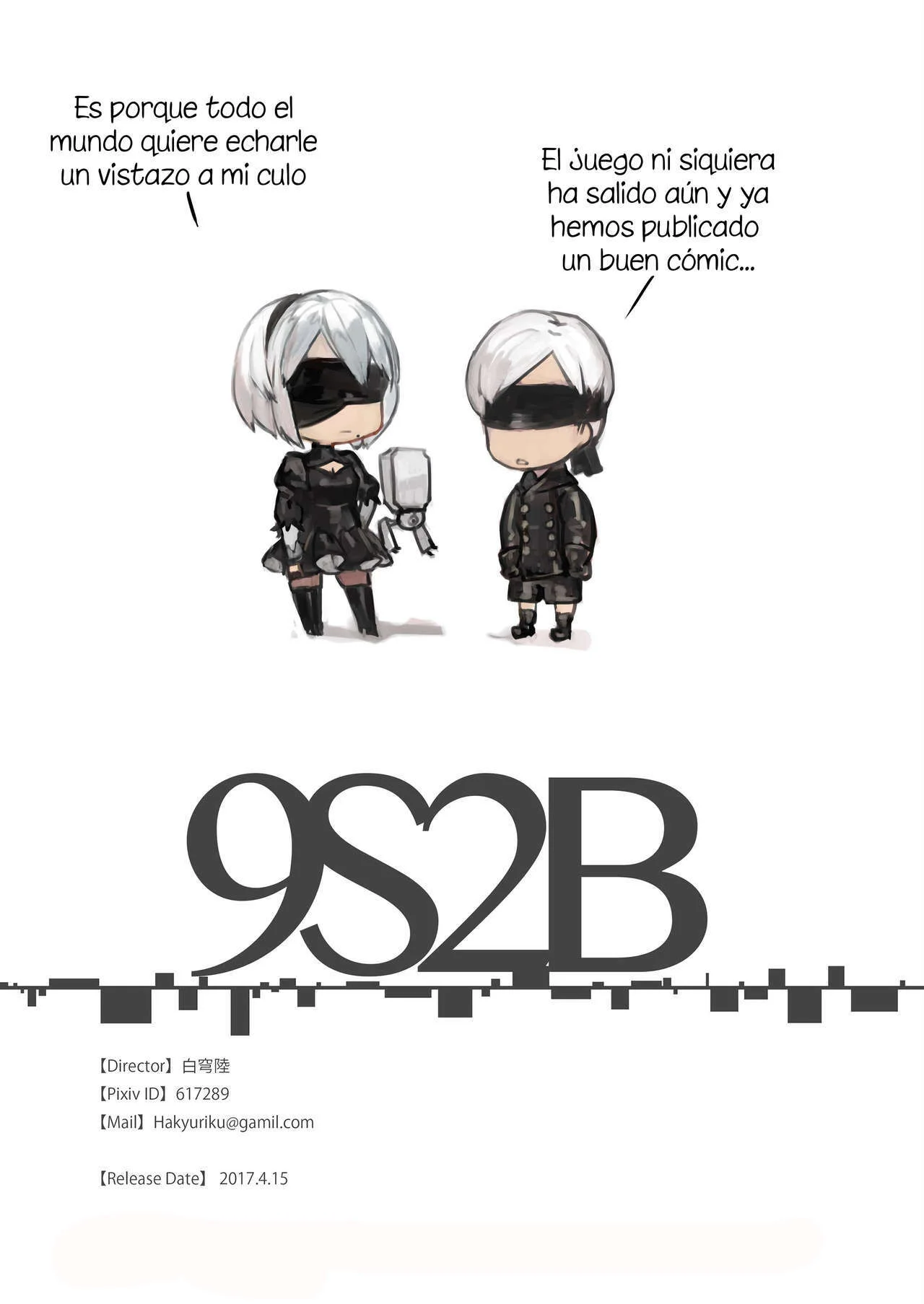 Portada del cómic 9S2B, sin información adicional disponible. - Página 2