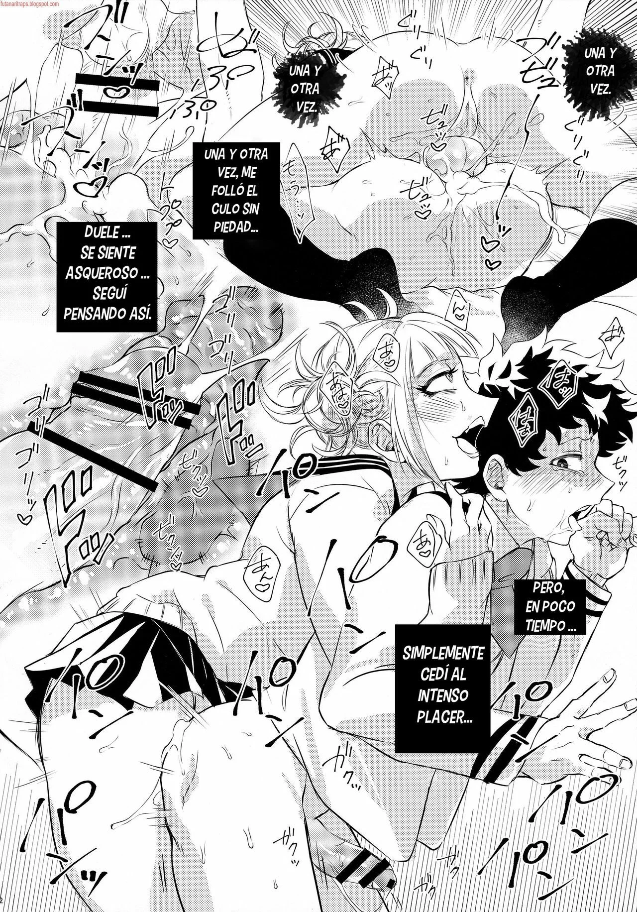 Portada del cómic Toga-chan to Deku-kun, con los personajes principales en primer plano. - Página 8