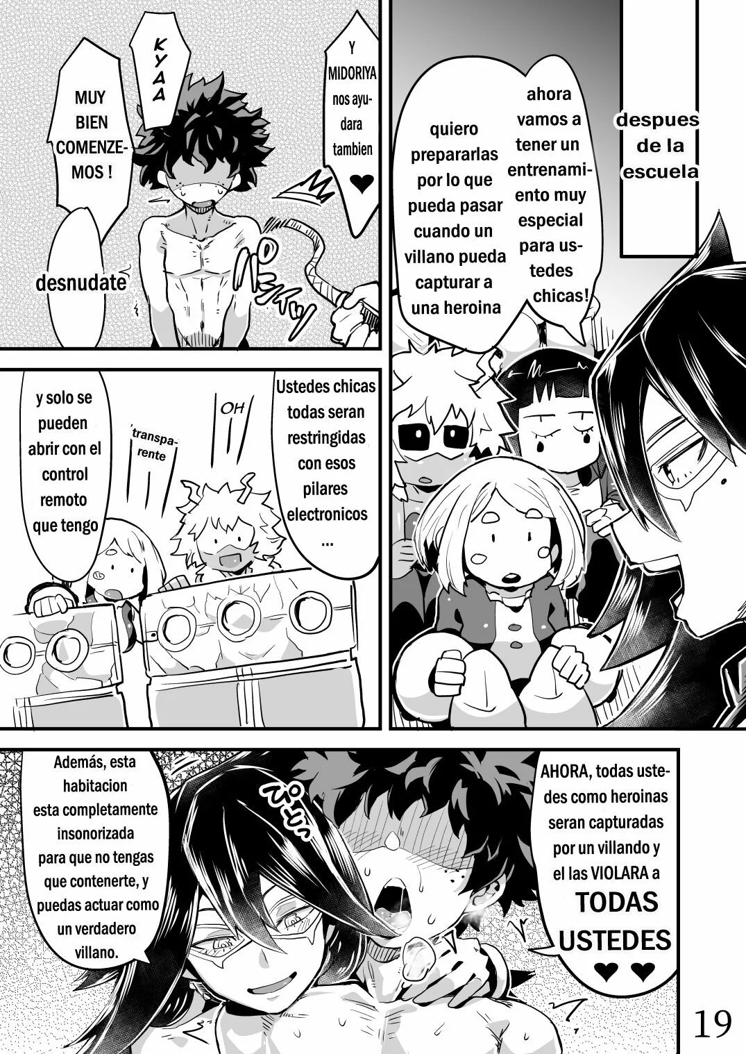 Portada del cómic Boku to Nottori Villain Nakademia Vol. 2, mostrando a sus personajes principales. - Página 10