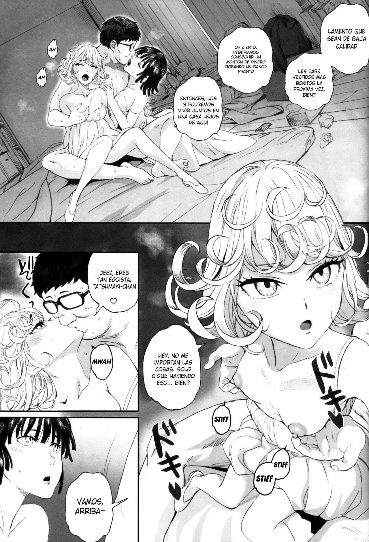 Portada del cómic Ichigeki Haiboku - Defeated by onepunchi!, sin personajes ni etiquetas definidas. - Página 11