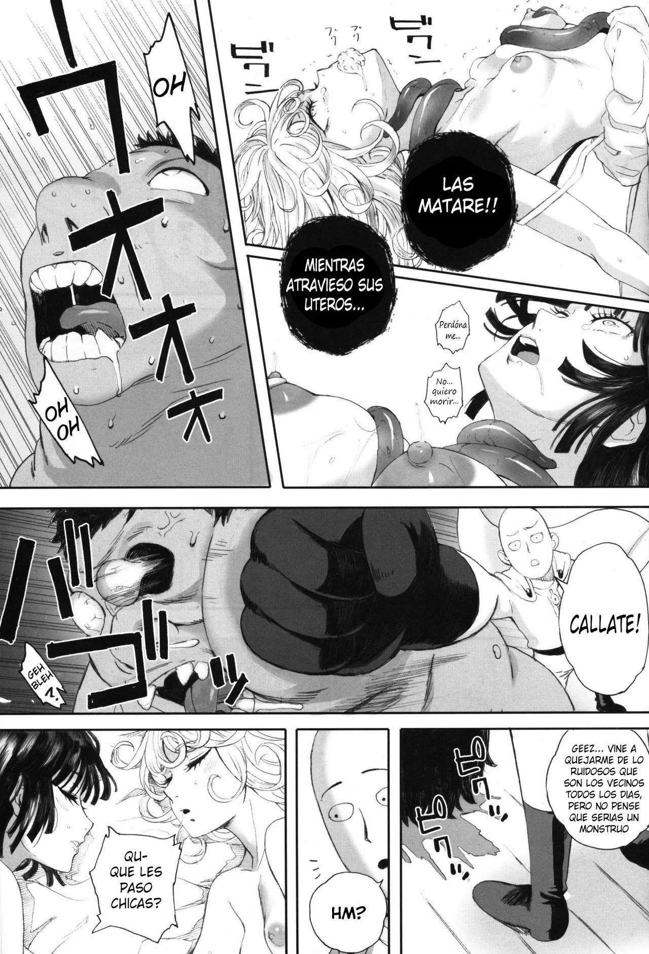 Portada del cómic Ichigeki Haiboku - Defeated by onepunchi!, sin personajes ni etiquetas definidas. - Página 3