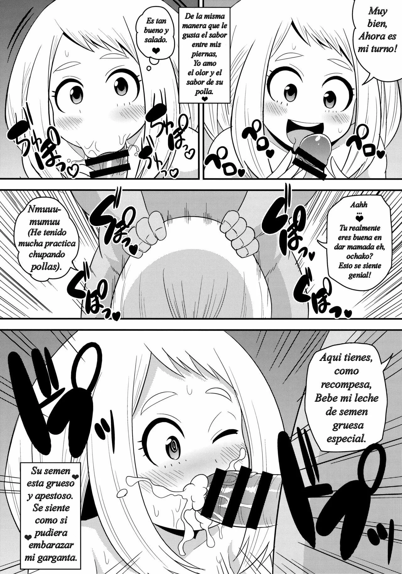 Portada del cómic Ochako Bitch Academia, con ilustración de personaje femenino en pose sugerente. - Página 10