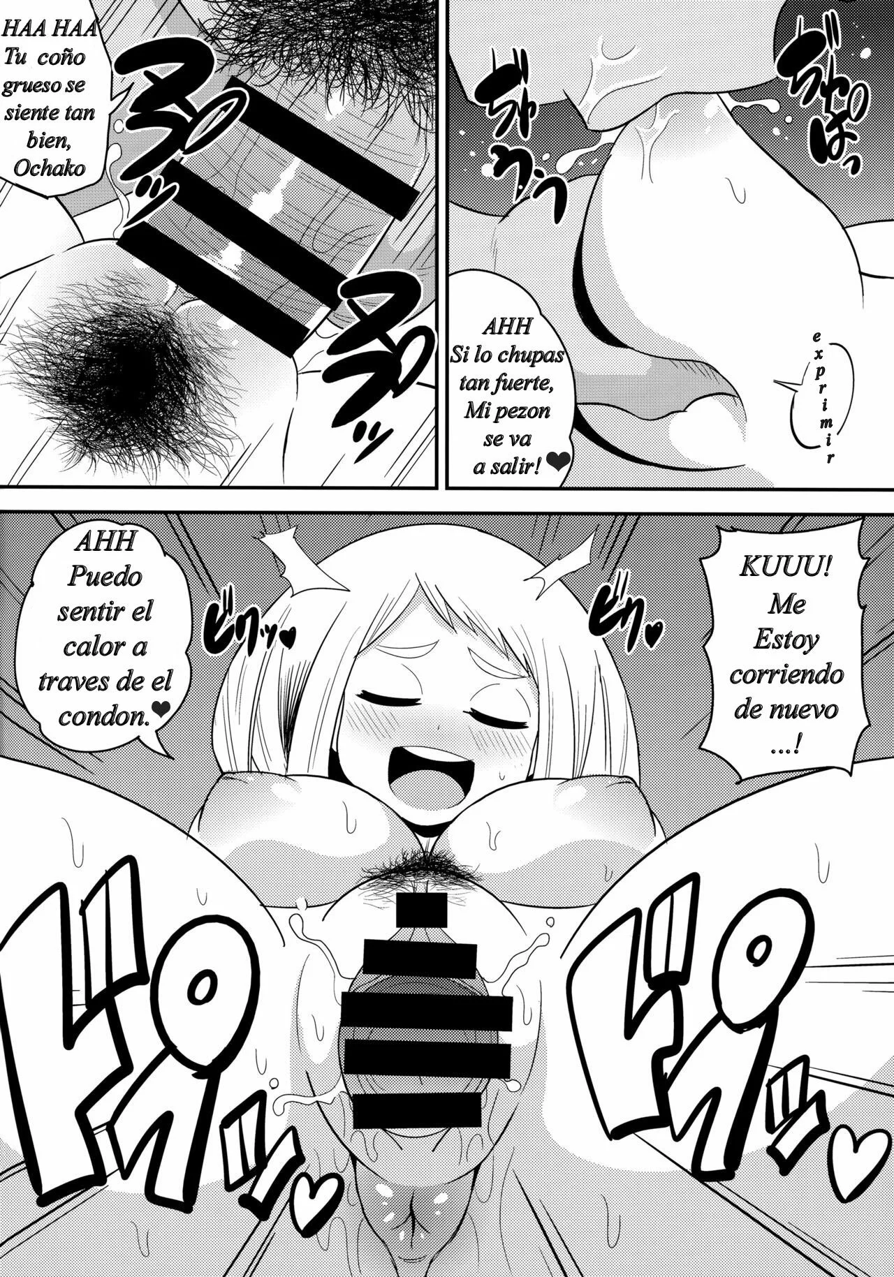 Portada del cómic Ochako Bitch Academia, con ilustración de personaje femenino en pose sugerente. - Página 13