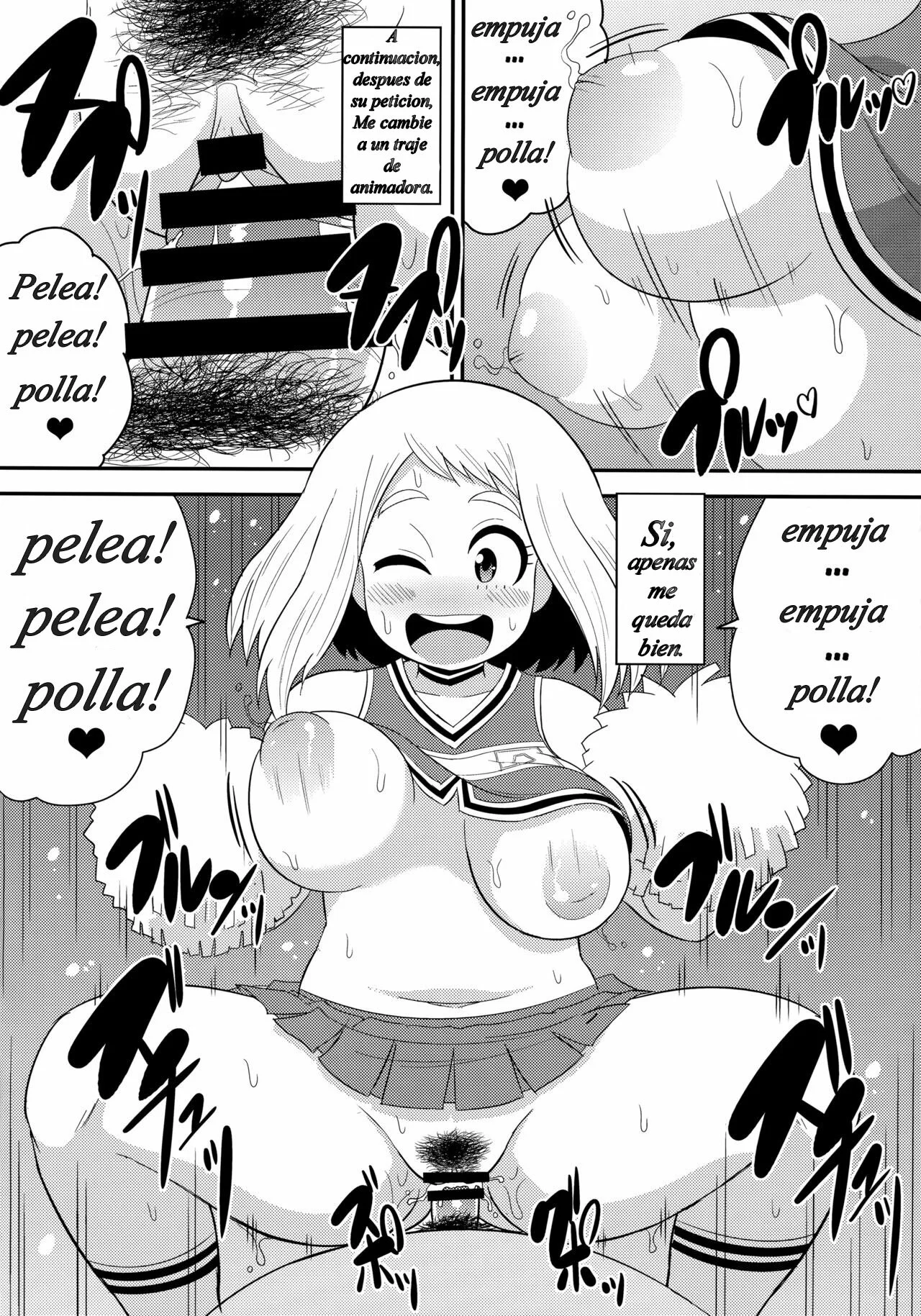 Portada del cómic Ochako Bitch Academia, con ilustración de personaje femenino en pose sugerente. - Página 9