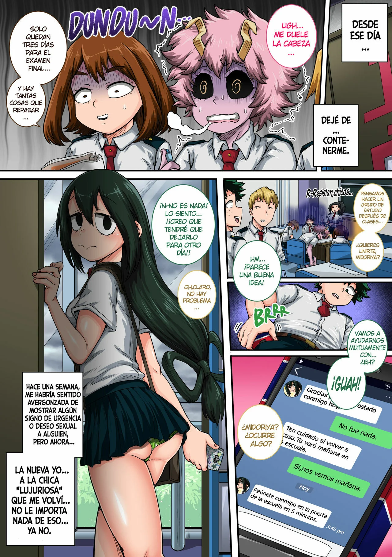 Portada del cómic Boku no Harem Academia 6, con la chica de instintos animales en primer plano. - Página 41