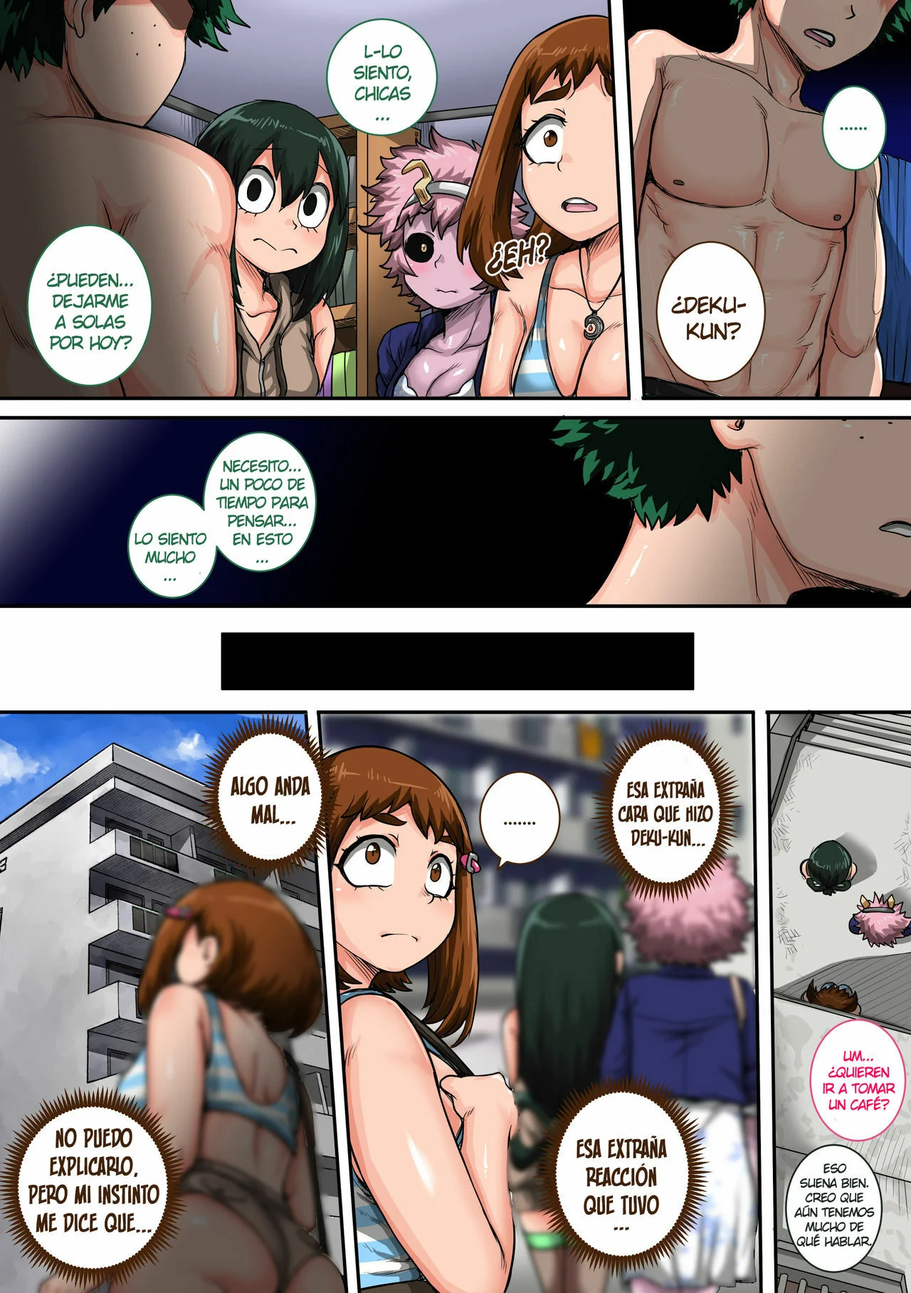 Portada del cómic Boku no Harem Academia 6, con la chica de instintos animales en primer plano. - Página 6