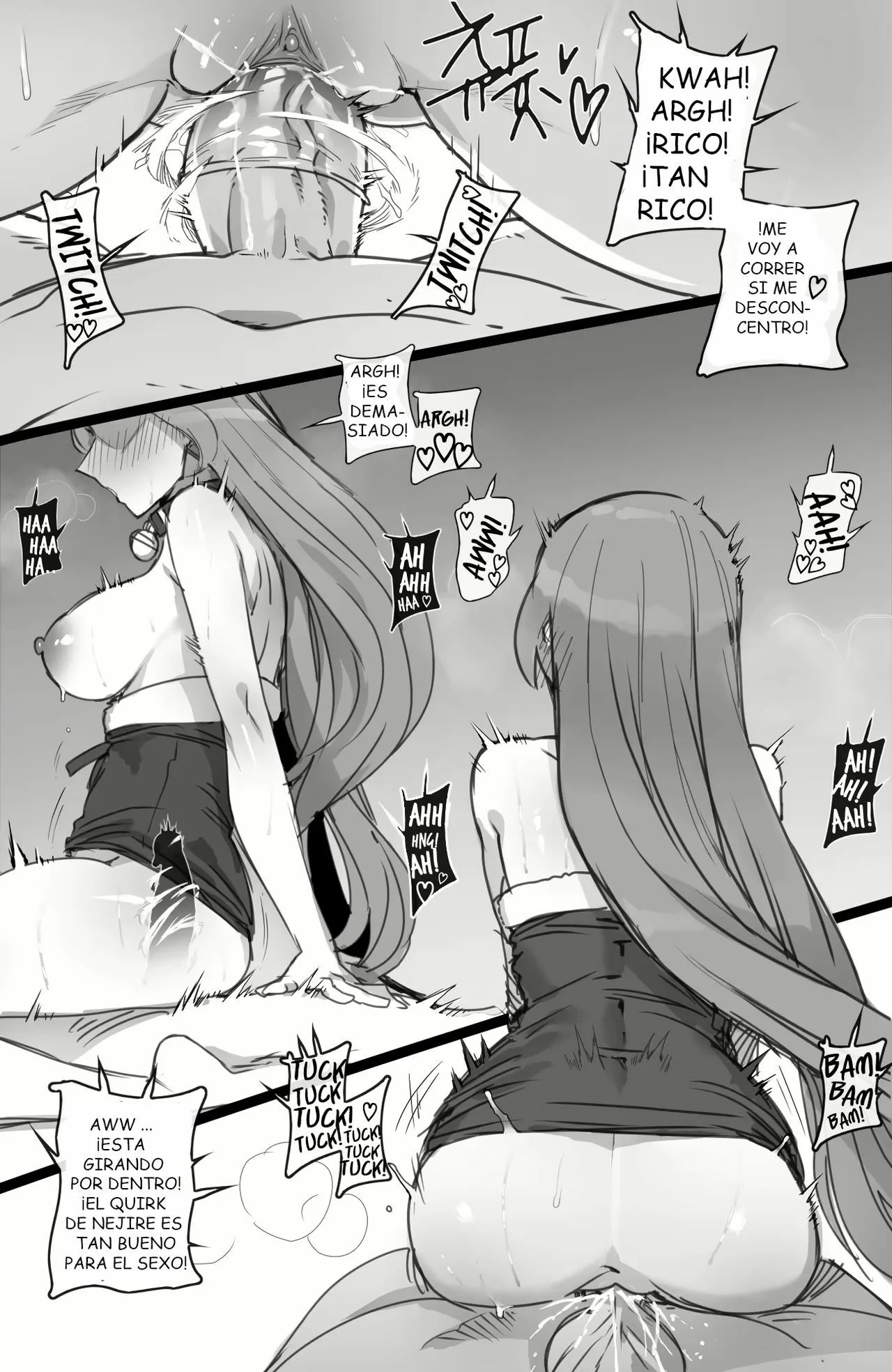 Portada del cómic MY HERO Christmas HAREM con ilustración navideña. - Página 16