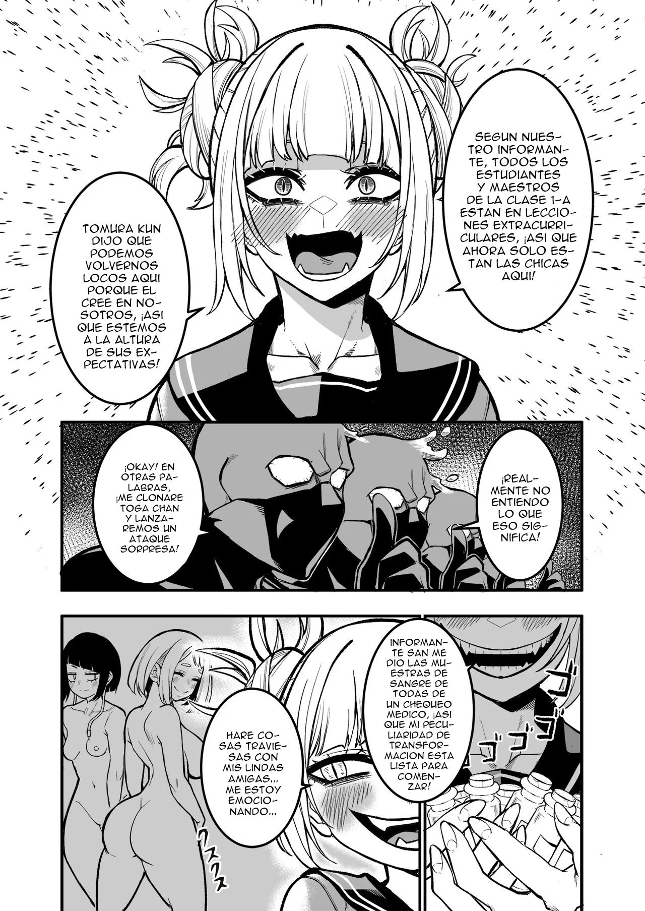 Portada del cómic Selfcest in the Academy, con ilustración de personajes en un entorno académico. - Página 30