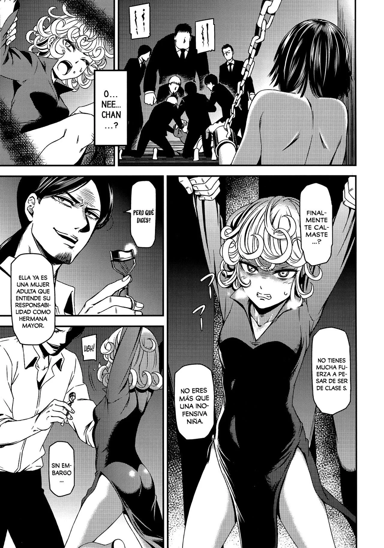 Portada del cómic ONE-HURRICANE - Kutsujoku no Tatsumaki, con su título y diseño gráfico. - Página 24
