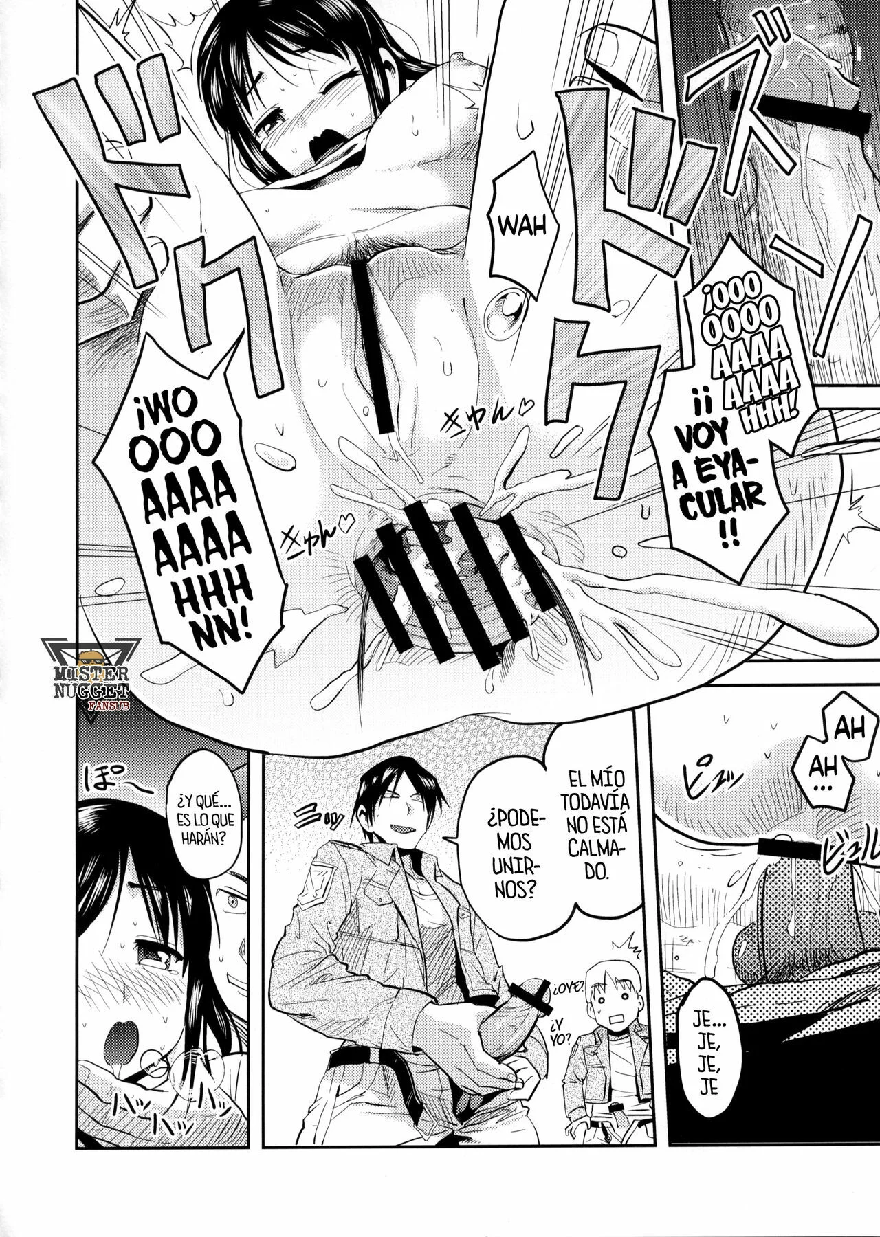 Portada del cómic Shingeki no Harapeko Musume, con su título y arte principal. - Página 7