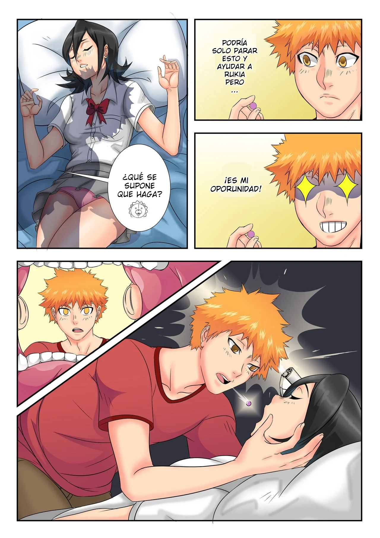Portada del cómic Bleach: A What If Story, con su título y arte principal. - Página 17